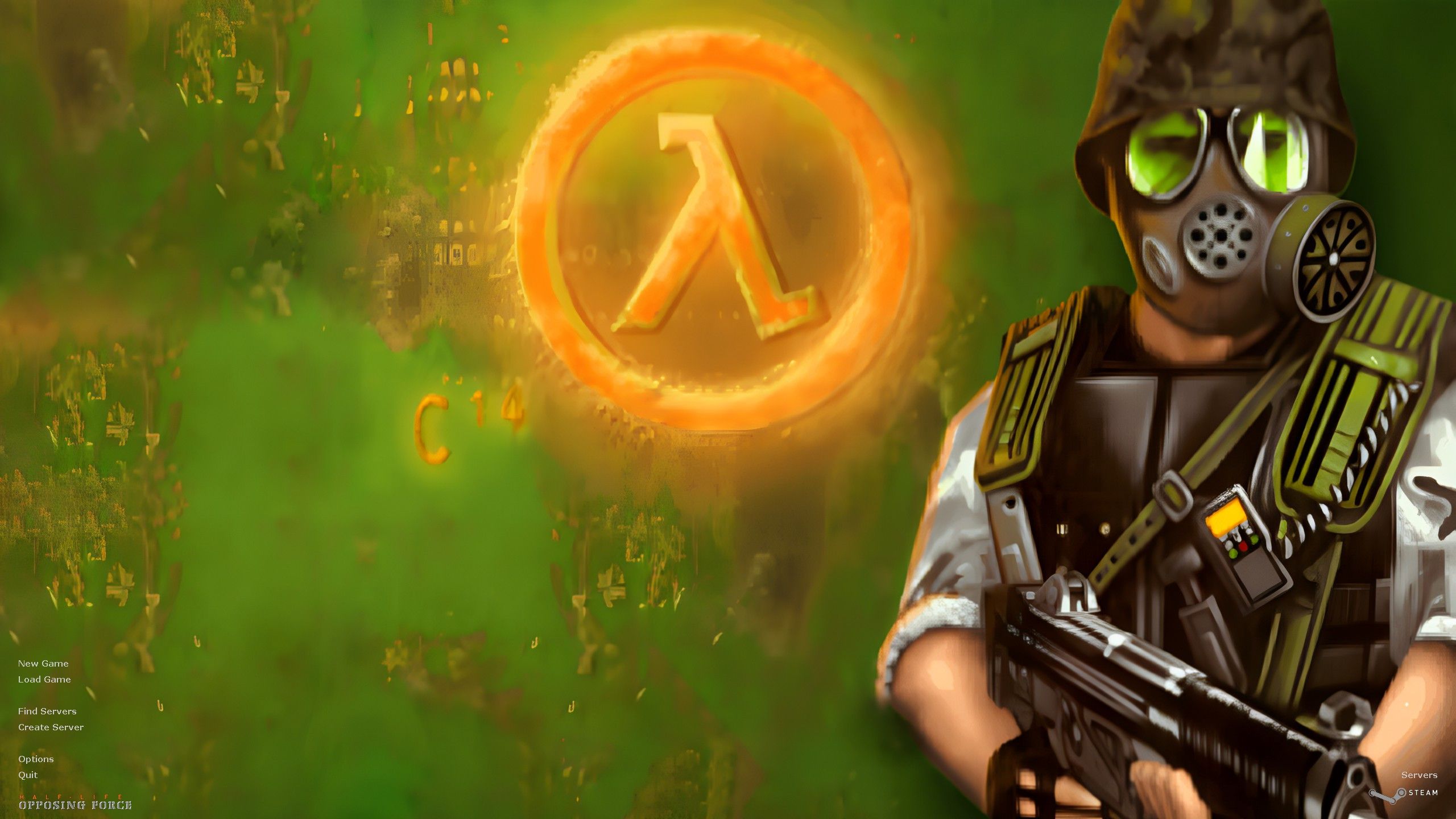2560x1440 Opposing Force WON HD Menu Mod For Half Life: Opposing Force. HL:OF Mods