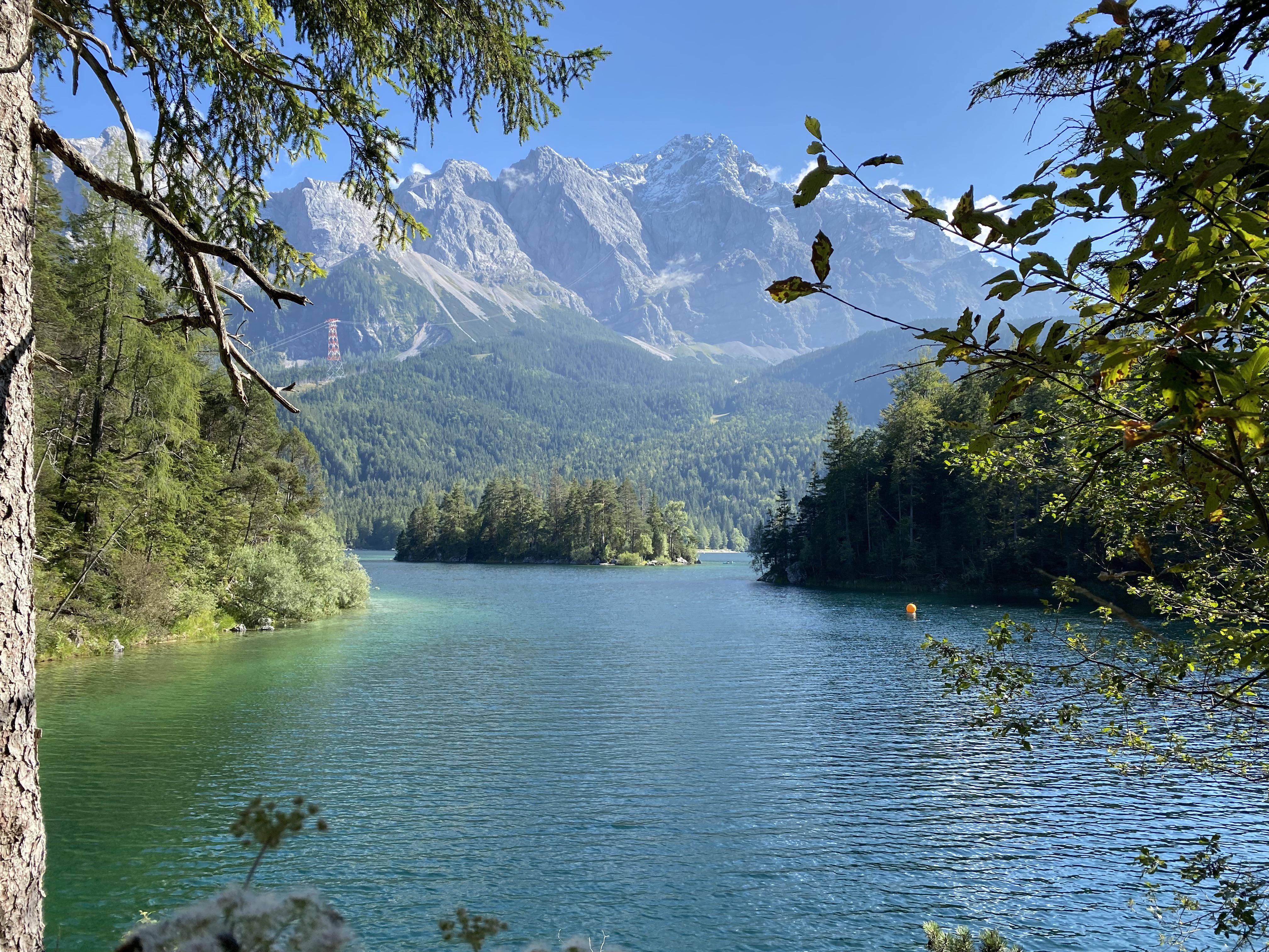 4032x3024 First time visiting Lake Eibsee I'm Germany and we had perfect weather with perfect view on the Zugspitze