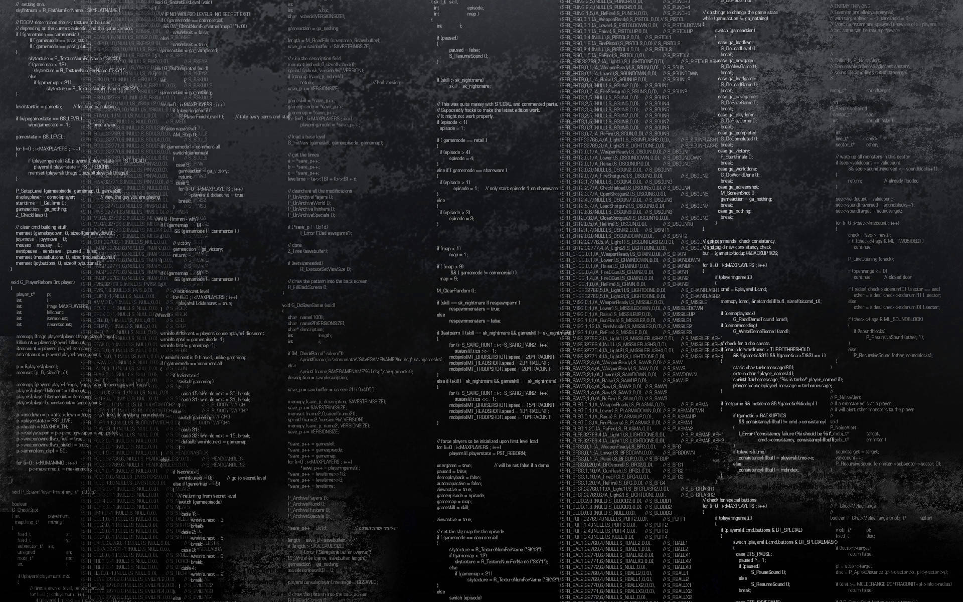 1920x1200 Download Dark Coding Mechanism Wallpaper