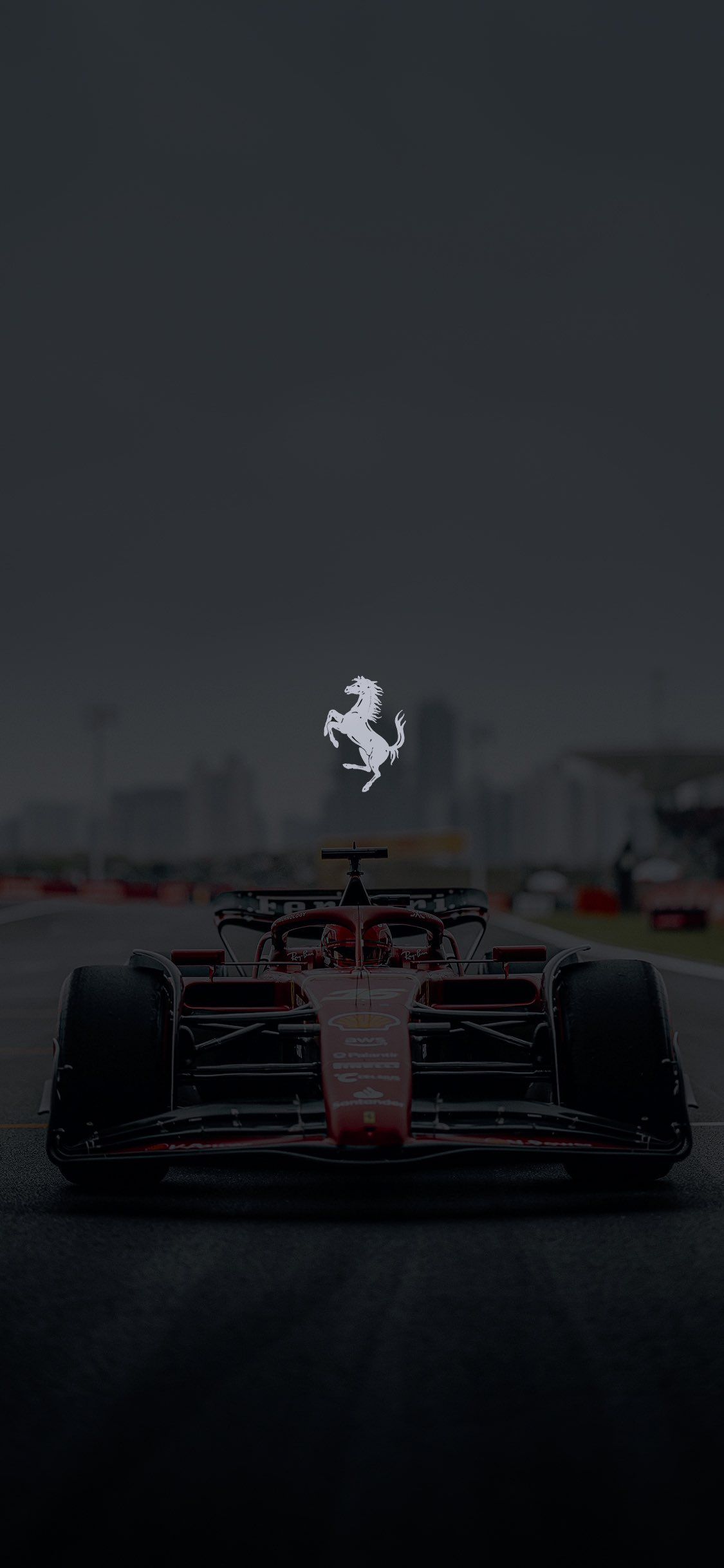 1125x2436 Dark F1 Wallpaper