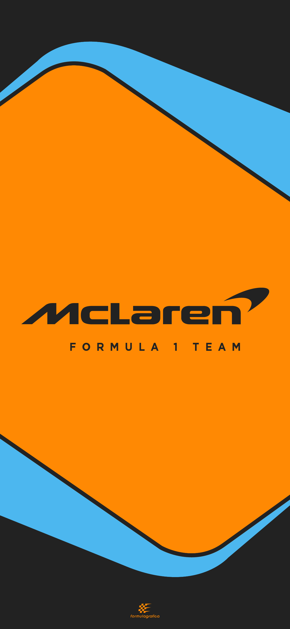 1170x2532 McLaren F1 Logo Wallpaper