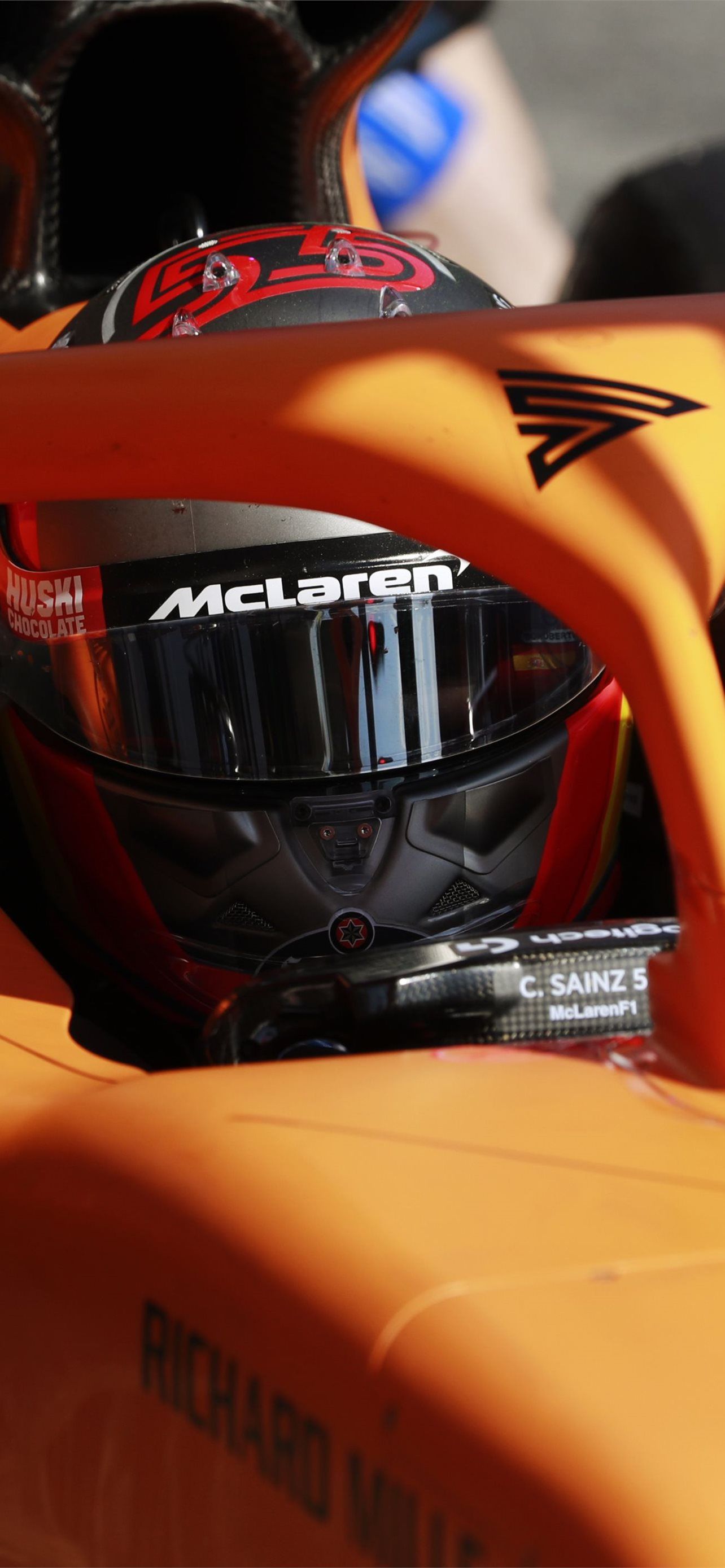 1284x2778 mclaren logo iPhone Wallpaper Free Download