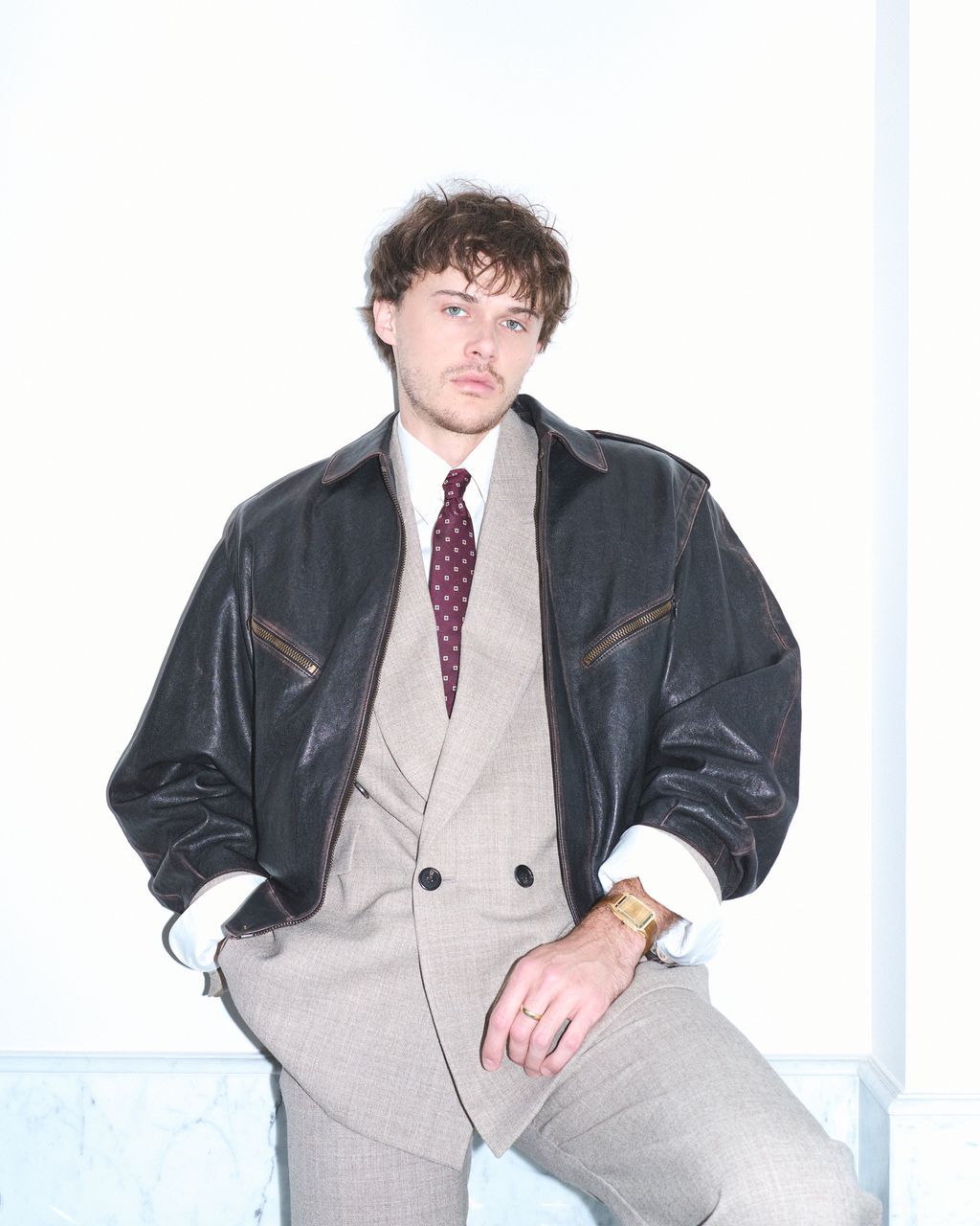 1024x1280 In Saint Laurent, Christopher Briney Has 100% Found His Look