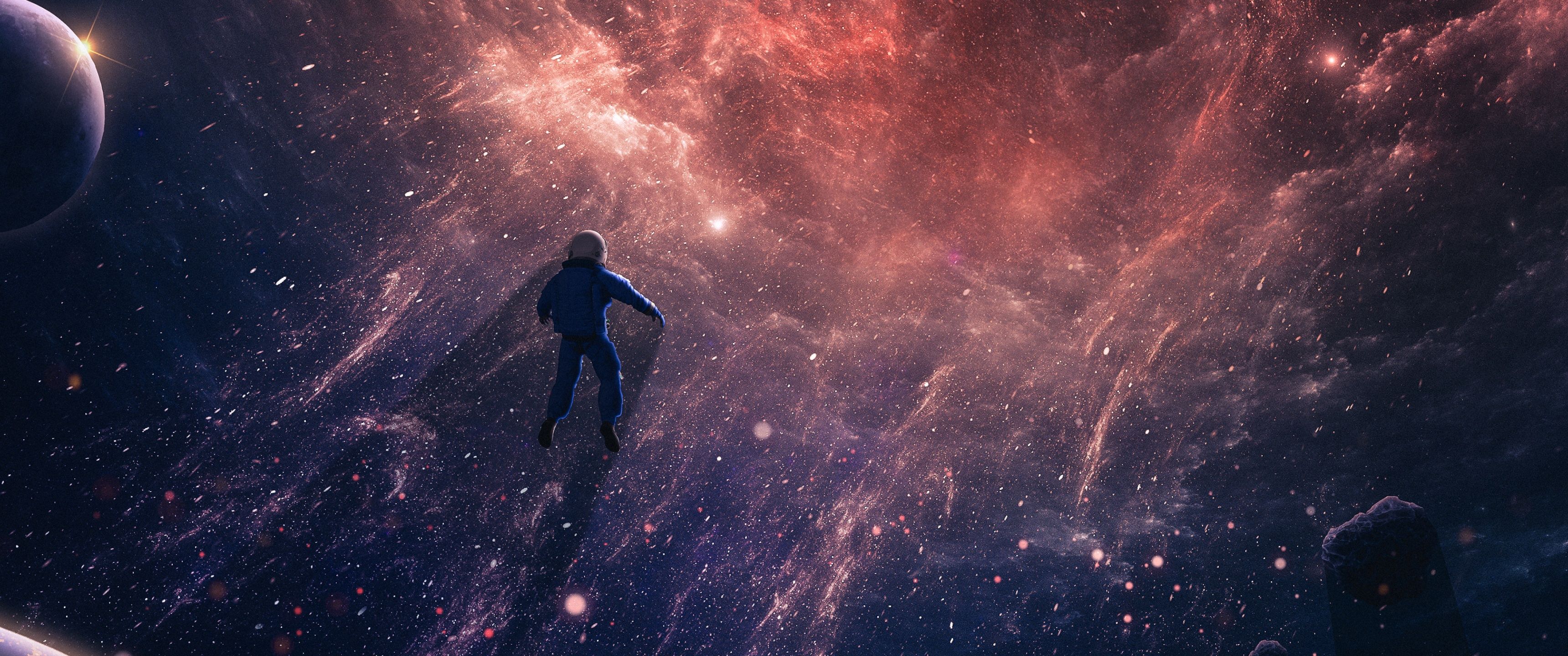 3440x1440 4k Ultrawide Space Wallpaper