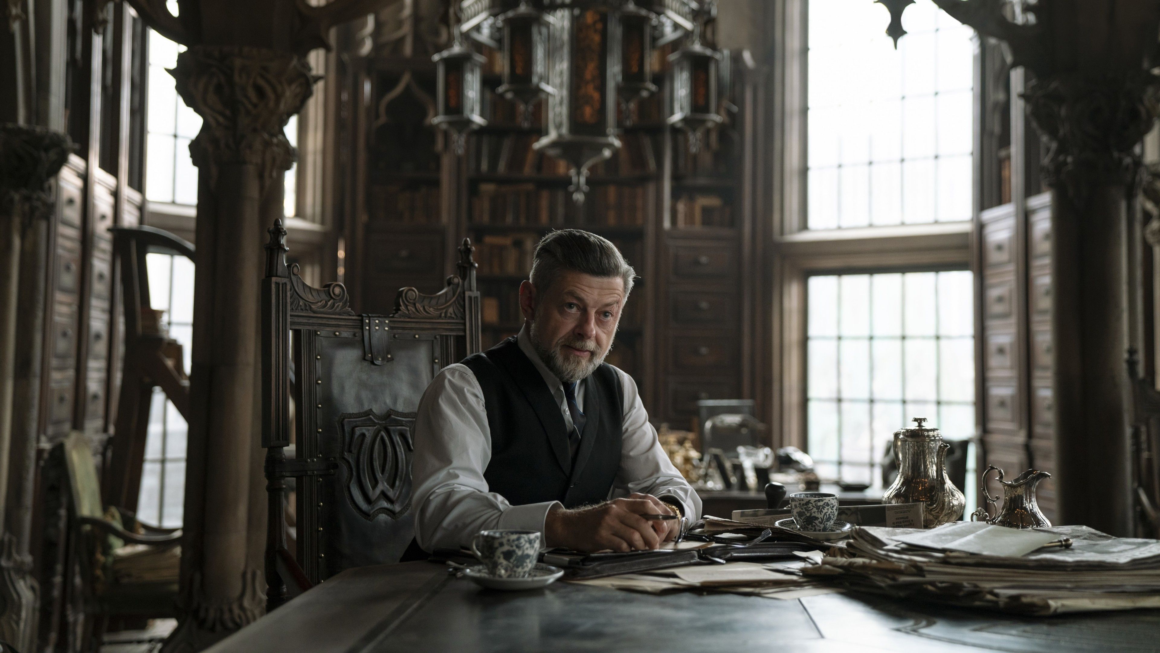 3840x2160 Alfred Pennyworth Andy Serkis 4K 5K HD The Batman Wallpaper