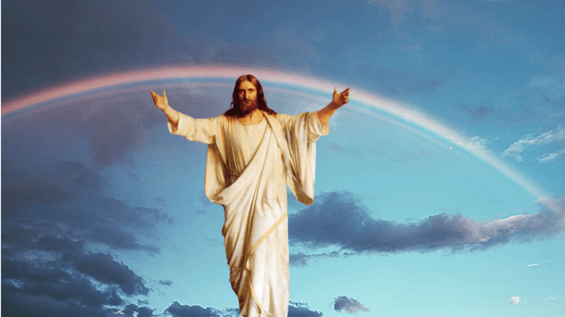 1920x1080 jesus no céu