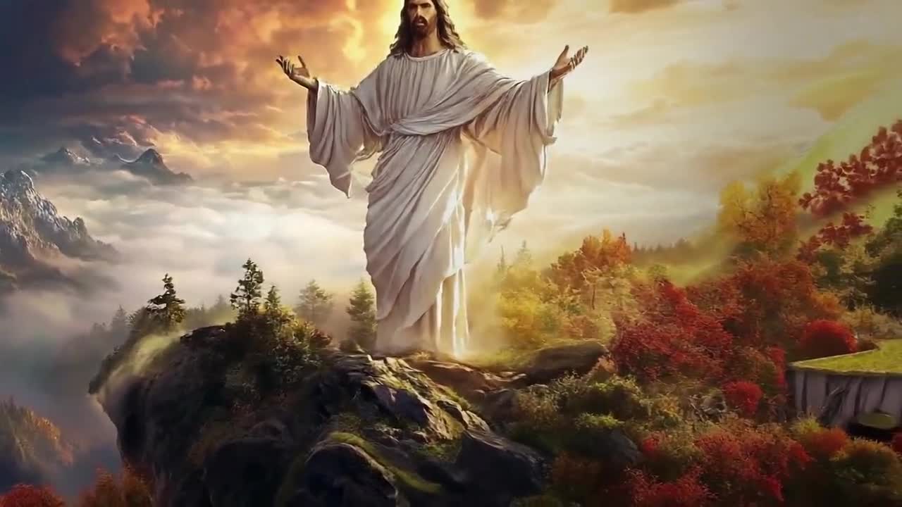 1280x720 Jesus Christ 3D Wall Mural