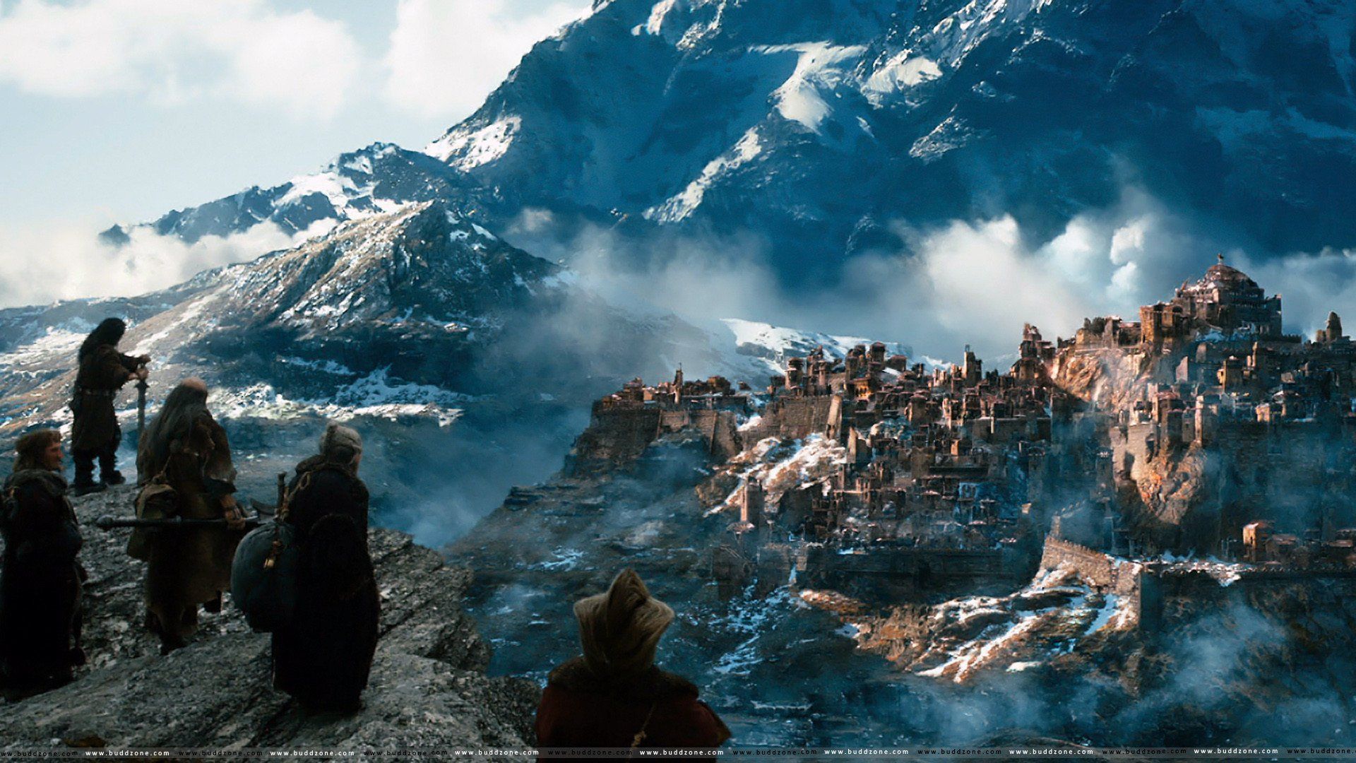 1920x1080 city, Mountain, Hobbit, Lord, Rings, Lotr, Fantasy, Movie, Film, Smog, Desolation Wallpaper HD / Desktop and Mobile Background