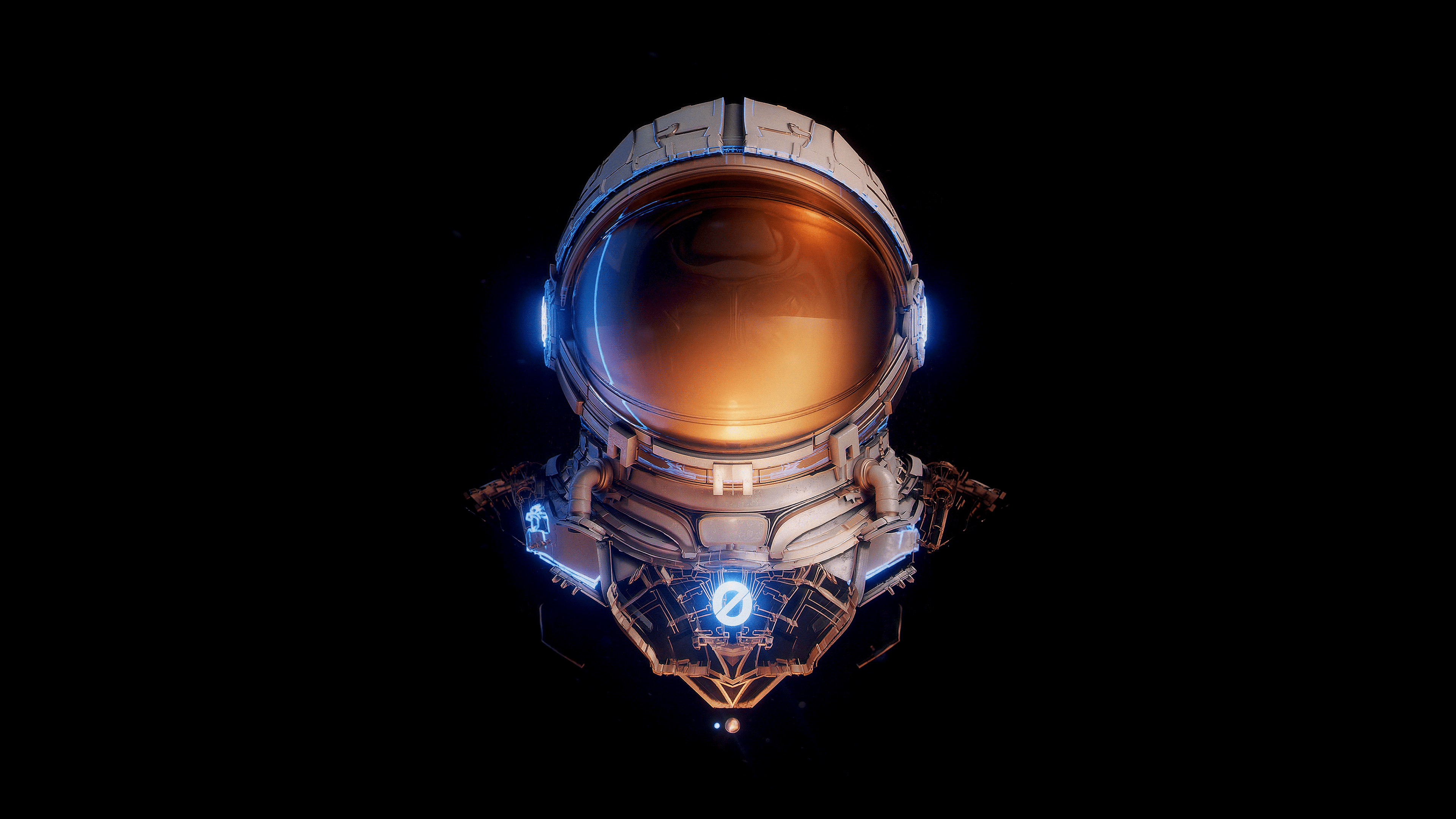 3840x2160 Astronaut Wallpaper 4K, AMOLED, Space suit