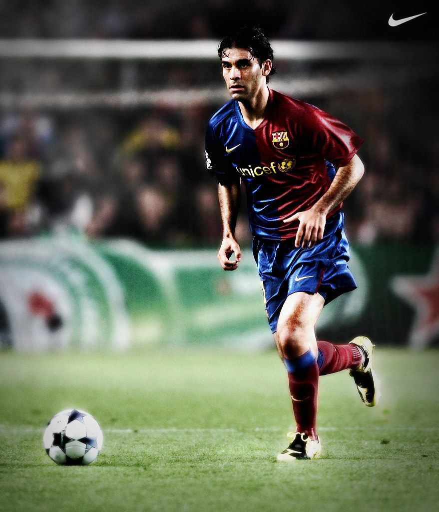 879x1024 Rafa Marquez Barcelona. Retoque digital para NikeFut