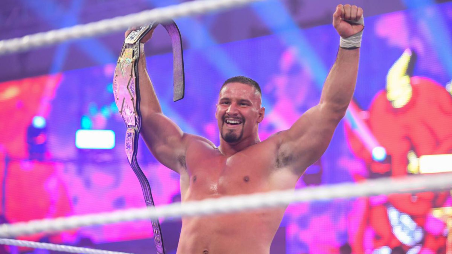 1920x1080 Bron Breakker on winning the NXT title, having his dad at the match, learning from Shawn Michaels and The Undertaker. DAZN News US