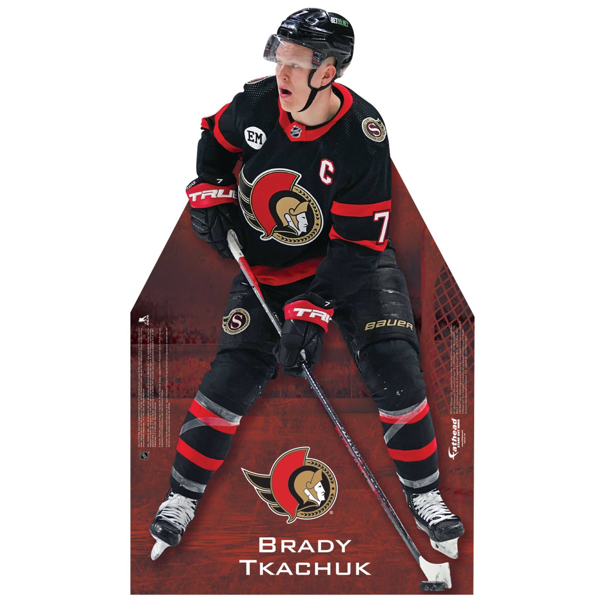 1920x1920 Download Brady Tkachuk Ottawa Senators Graphic Image Wallpaper