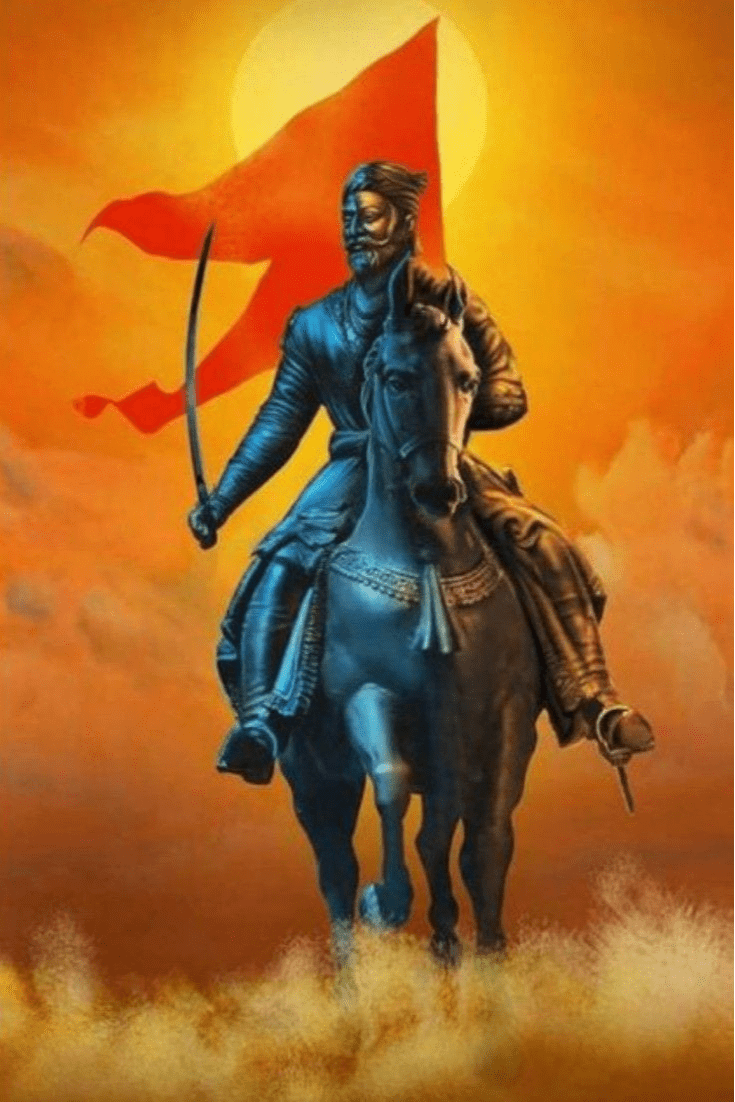 735x1102 HD Shivaji Maharaj Customized Waterproof Wallpaper Group At ₹ 100 Sq Ft, Mumbai