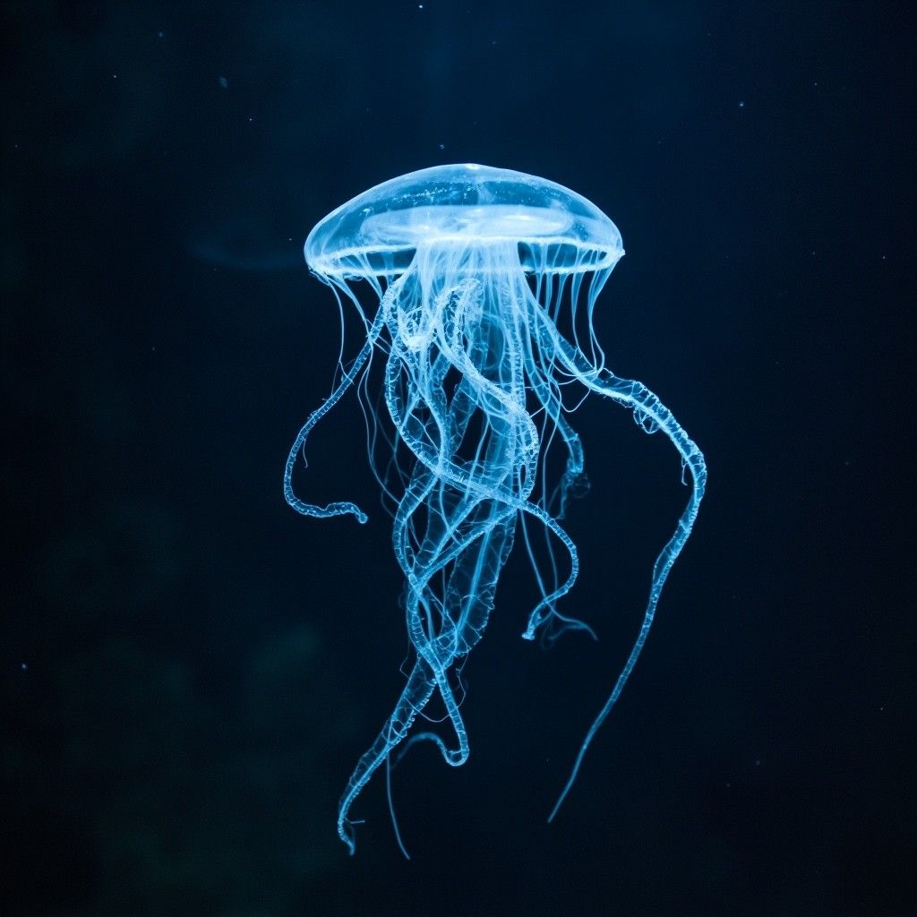 1024x1024 Photo of a Box Jellyfish