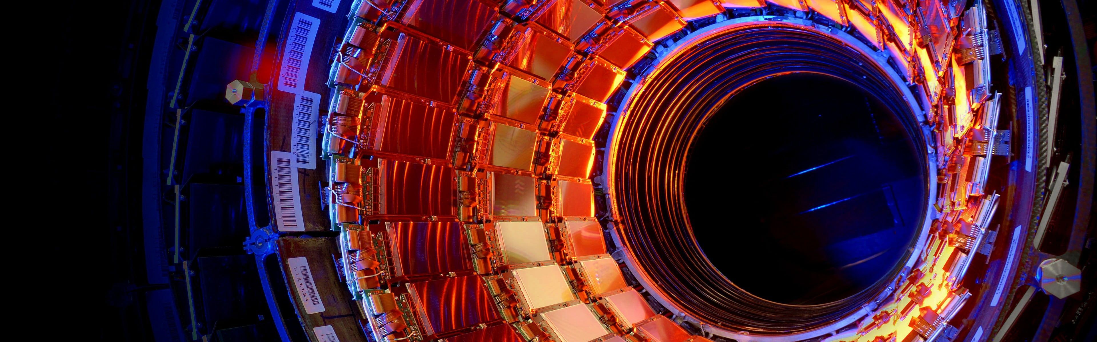 3840x1200 LHC Wallpaper