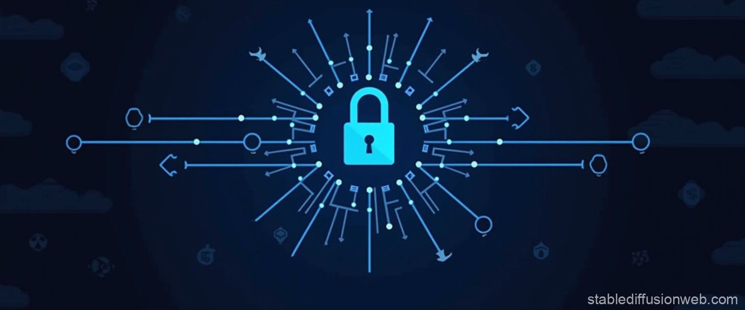 1536x640 cybersecurity wallpaper Prompts. Stable Diffusion Online