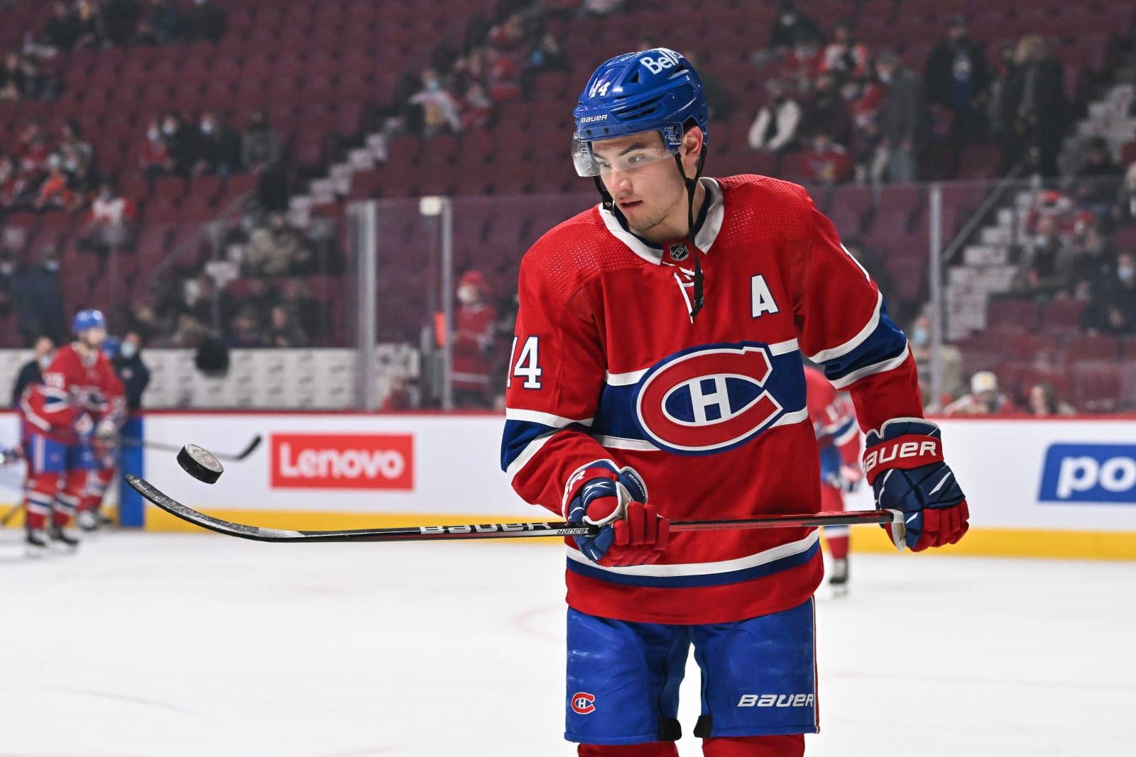 1600x1067 Download Nick Suzuki Montreal Canadiens Vs St. Louis Blues Wallpaper