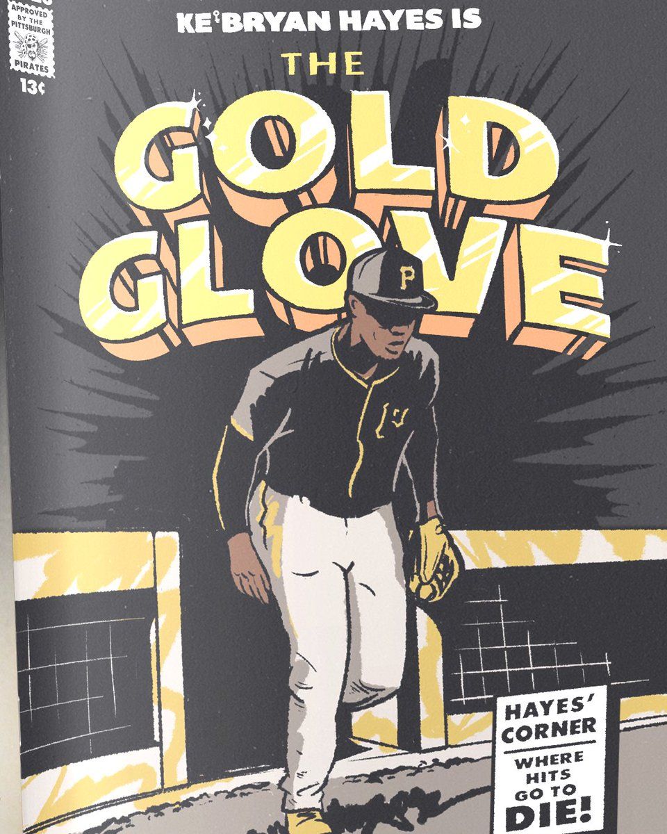 960x1200 The best defensive third baseman in the game plays in Pittsburgh. Ke'Bryan Hayes is the winner of the Gold Glove Award for National League third basemen