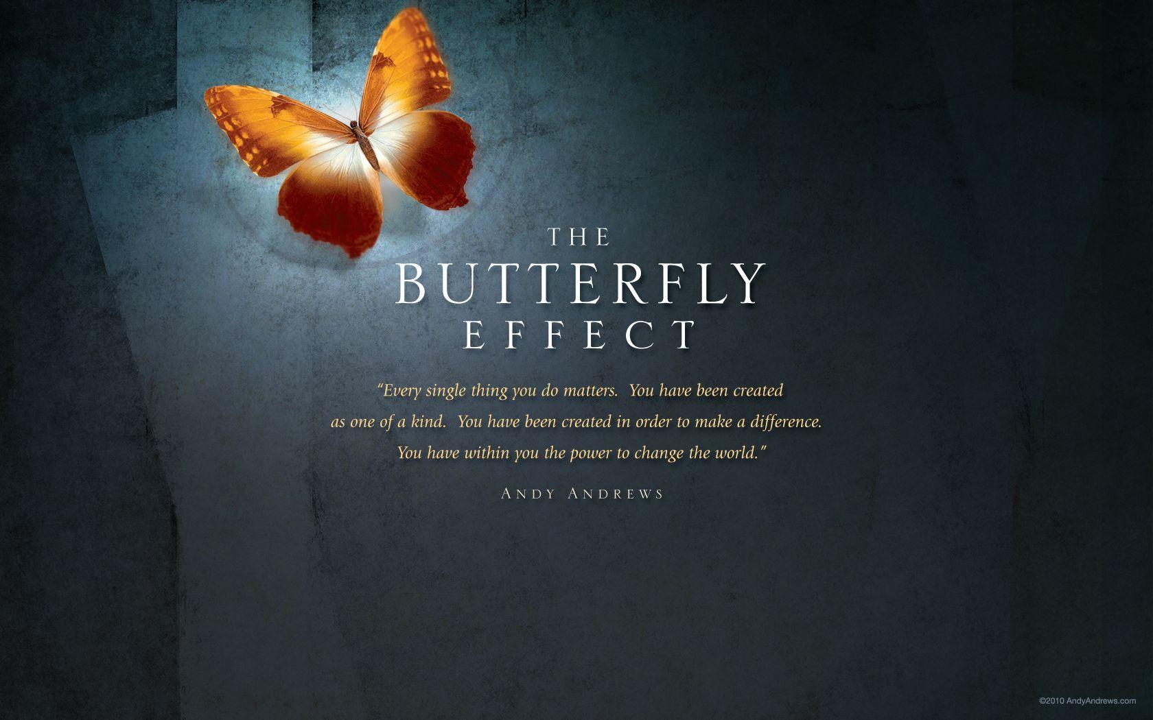 1680x1050 the butterfly effect quotes Image