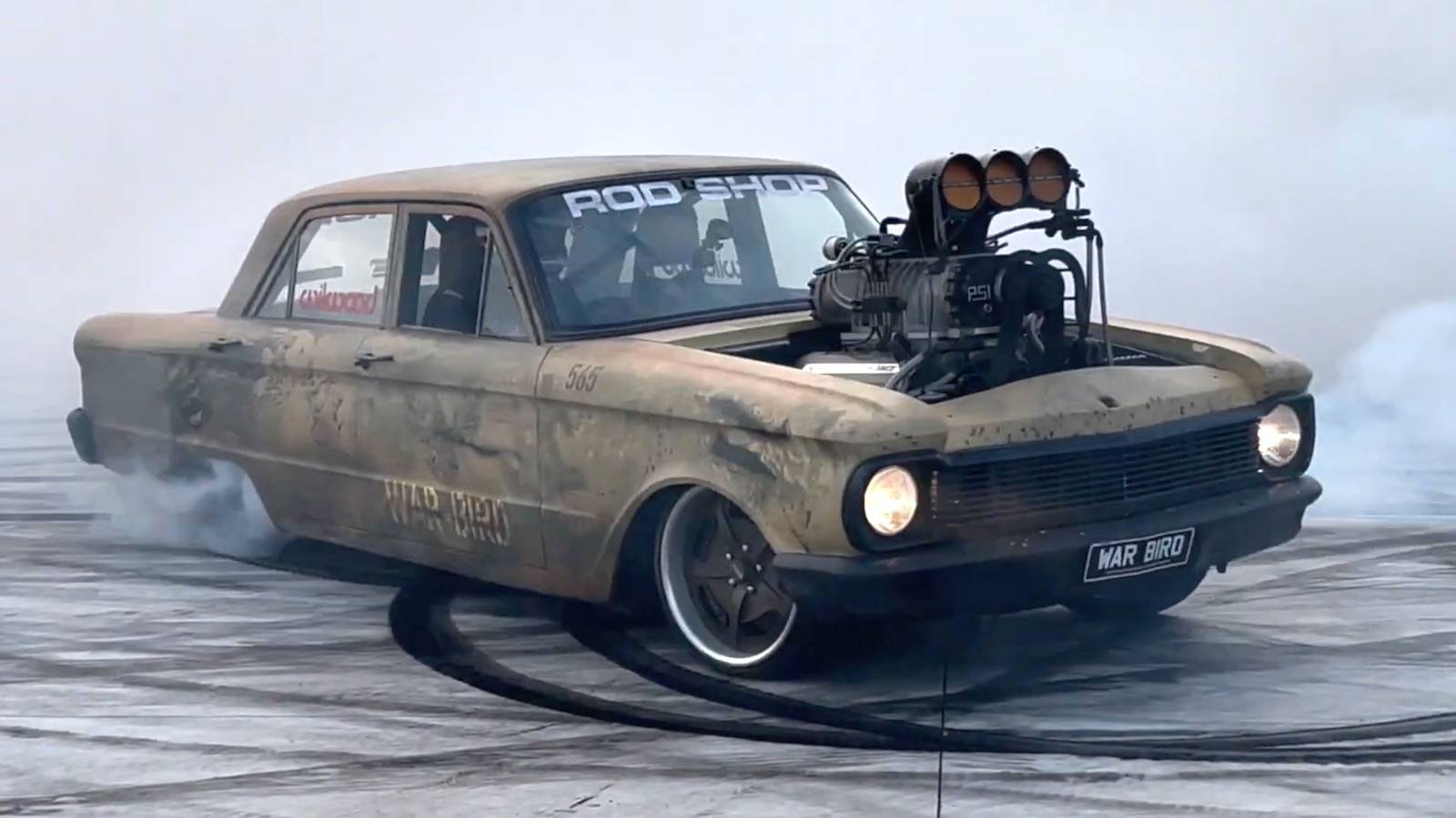 1600x900 Watch This 1700 HP Australian Burnout Car Tear Up A Florida Skidpad