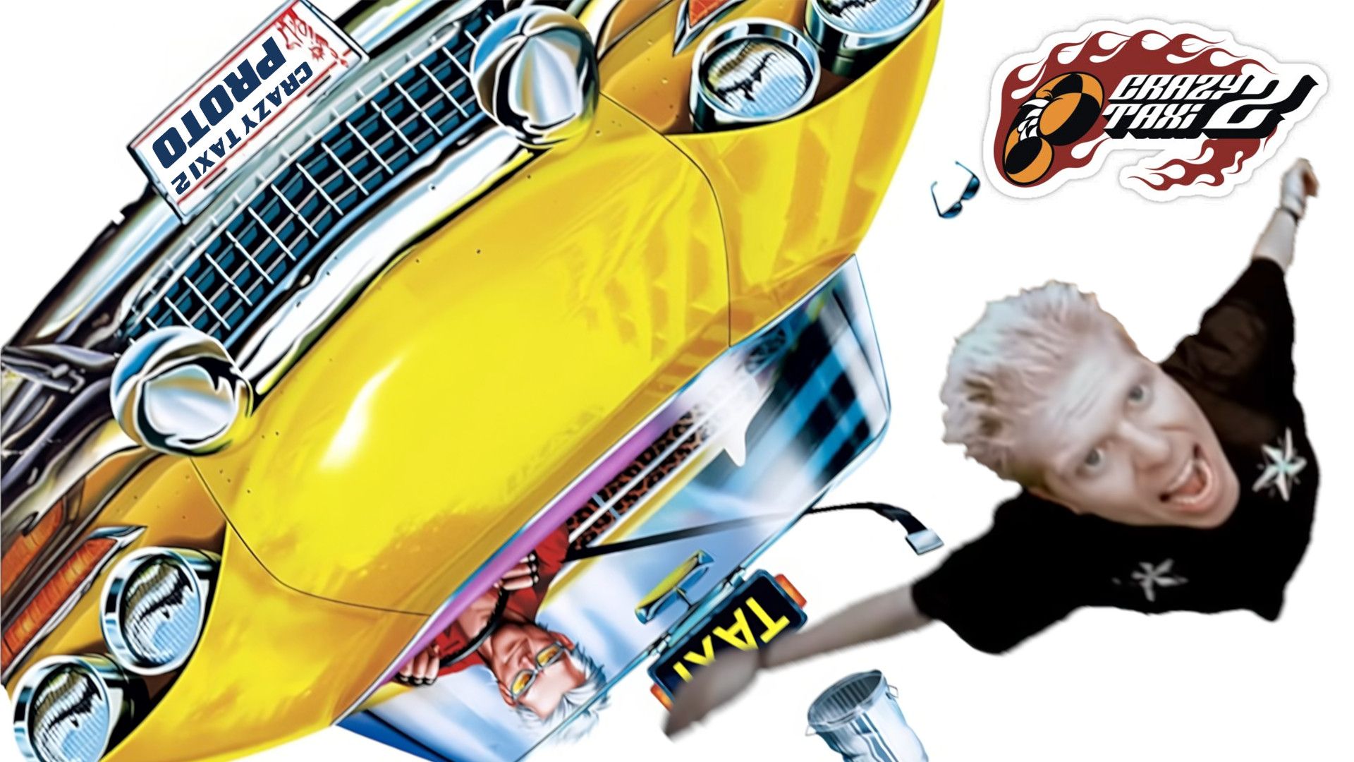 1920x1080 Archive of Dreamcast Prototypes for Crazy Taxi 2 or Crazy GTAxi 2. SEGA Dreamcast Info