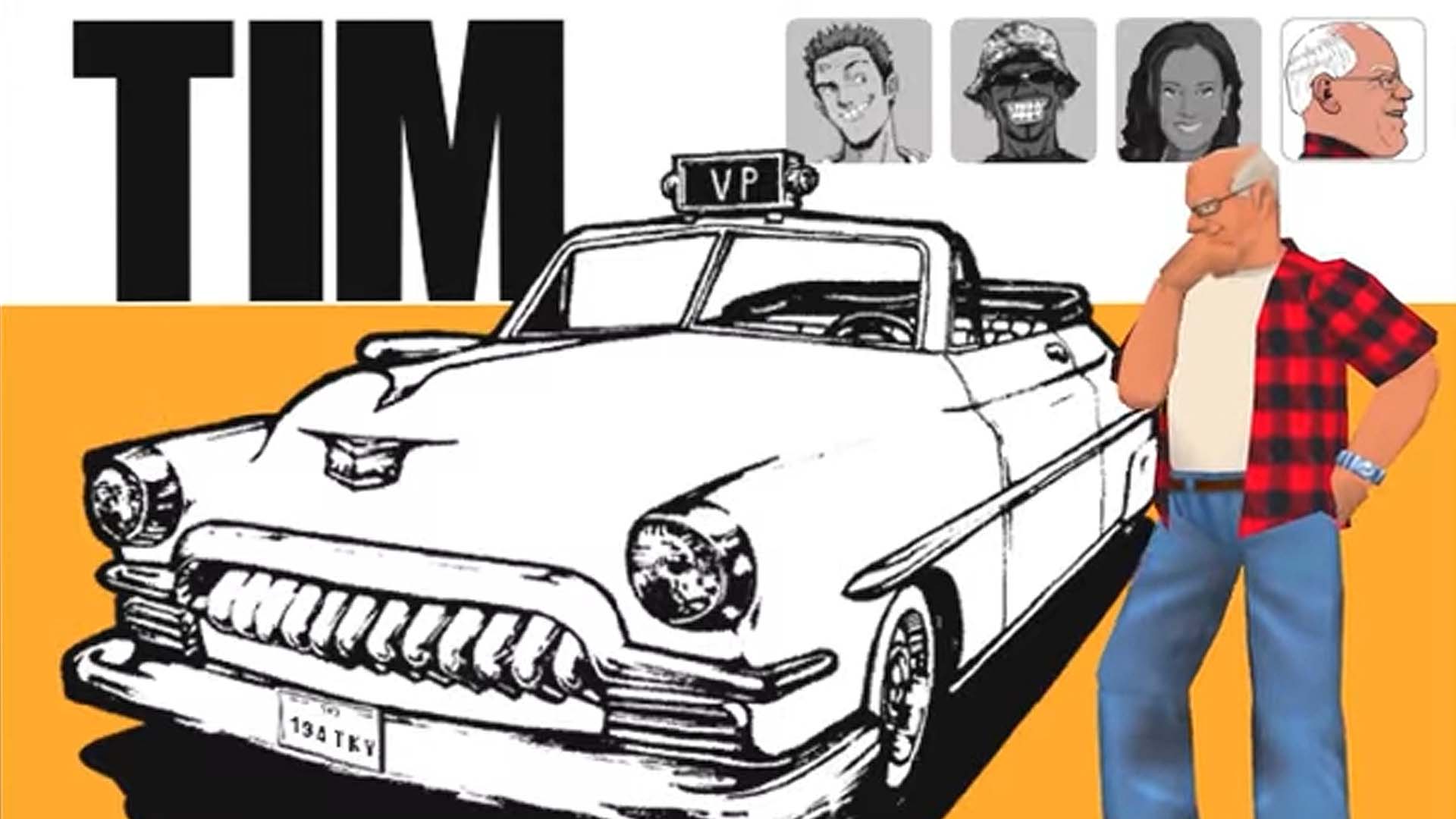 1920x1080 Someone Added VP Nom And Dreamcast Fan Tim Walz To Crazy Taxi