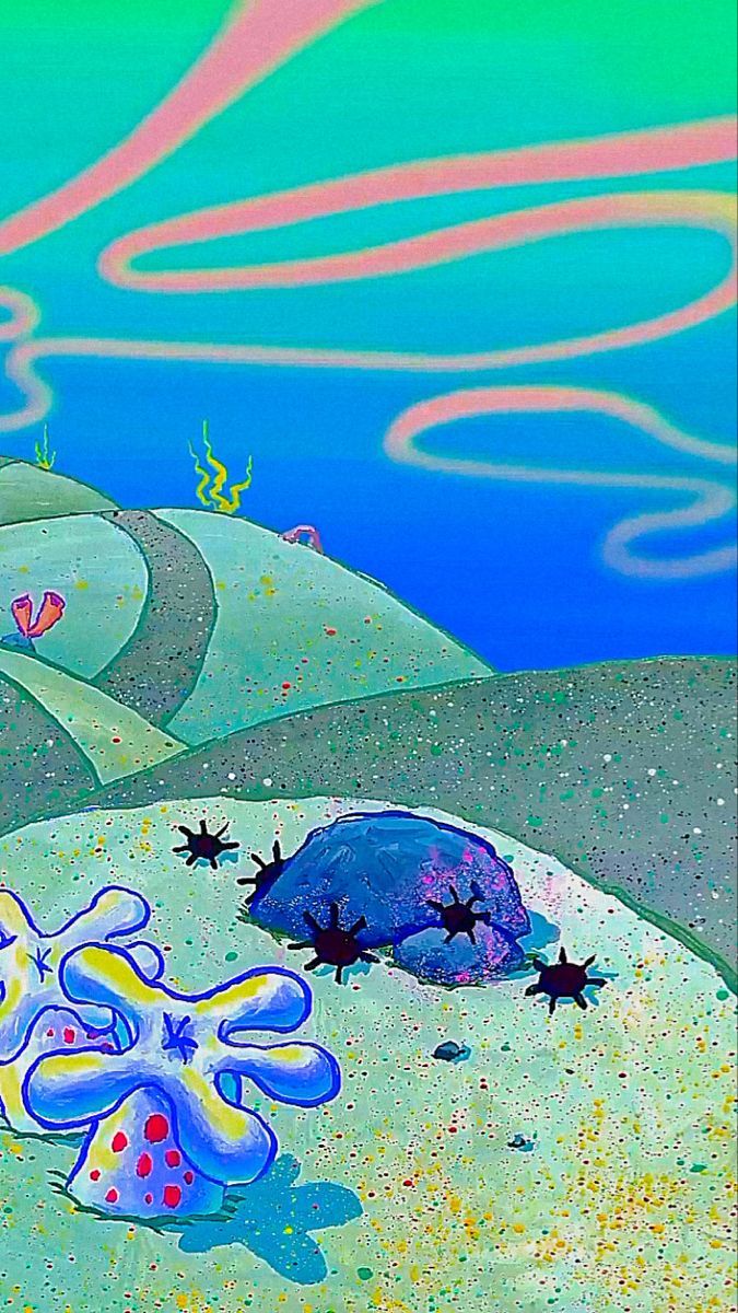 675x1200 Bikini bottom wallpaper aesthetic indie kid