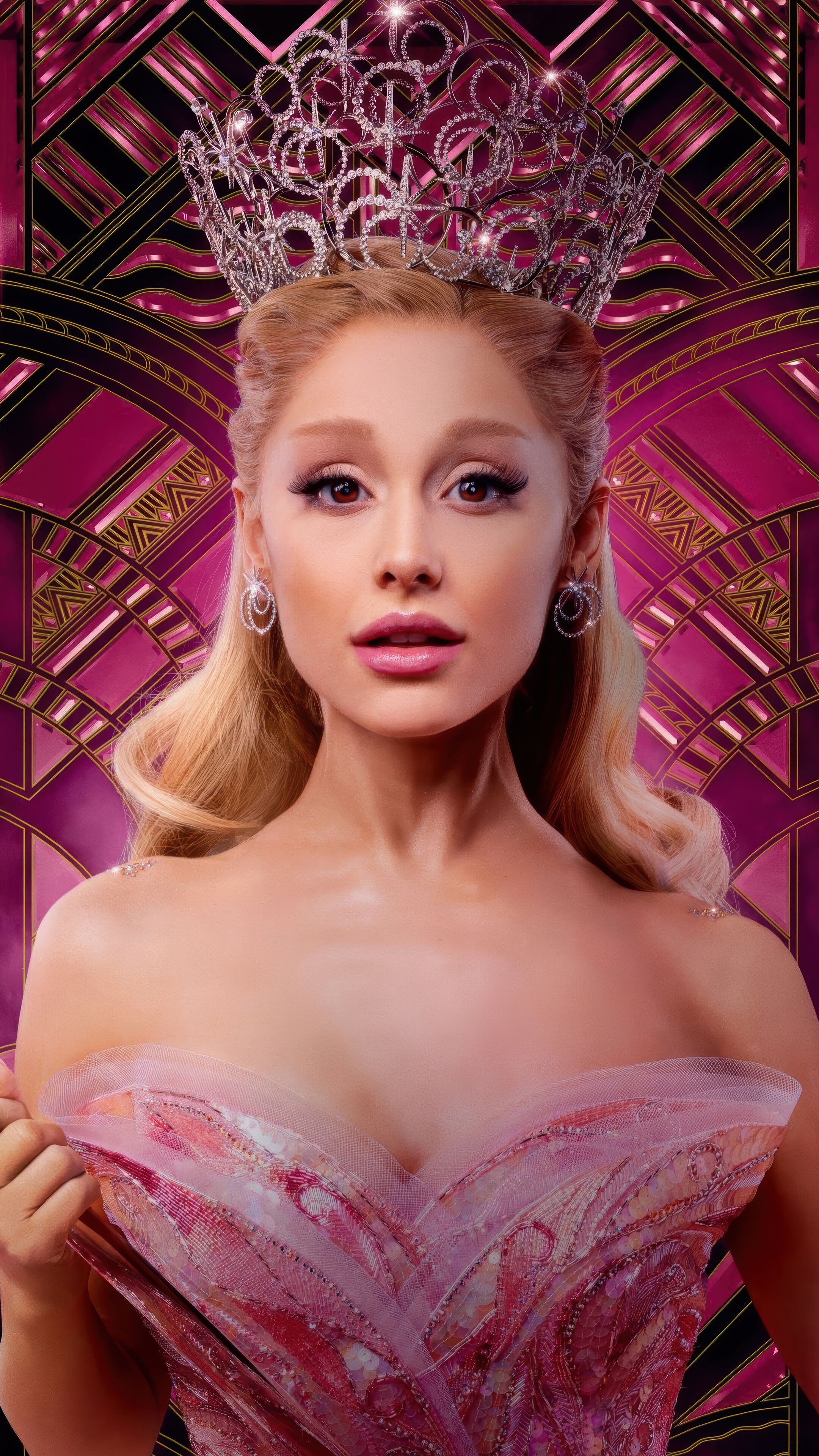 2160x3840 Wicked 2024 Ariana Grande Galinda 4K Wallpaper iPhone HD Phone b