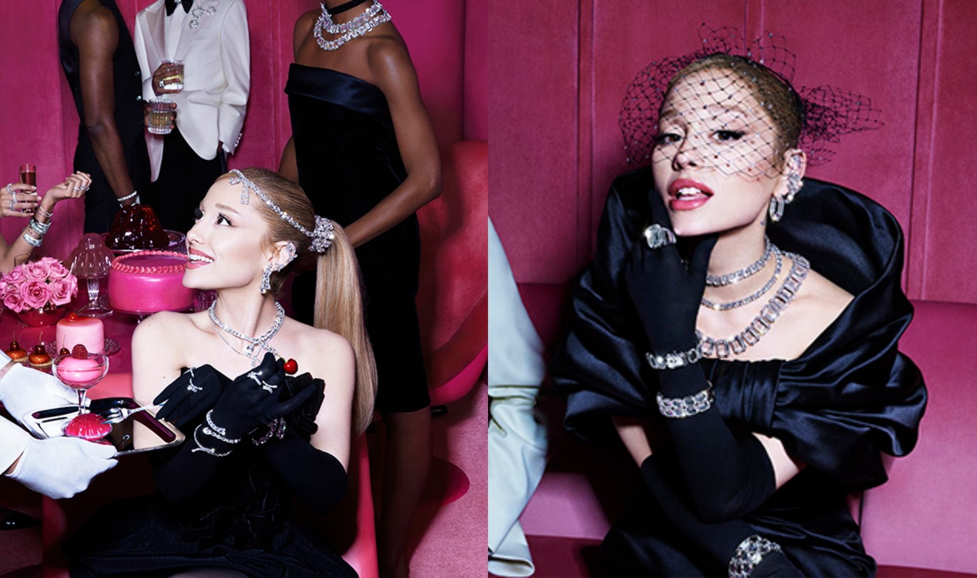 2000x1184 Ariana Grande Dazzles for Swarovski's Holiday Campaign 2024 [PHOTOS]