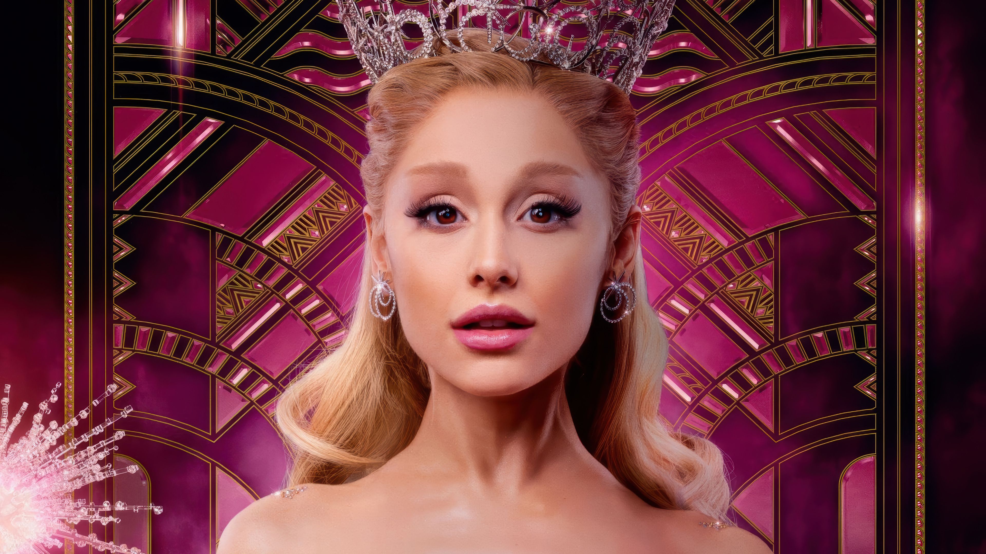 3840x2160 Wicked 2024 Ariana Grande Galinda Wallpaper 4K HD PC b
