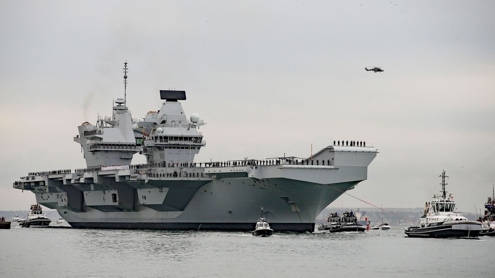 1600x900 Leak discovered on Royal Navy's new £3bn warship HMS Queen Elizabeth