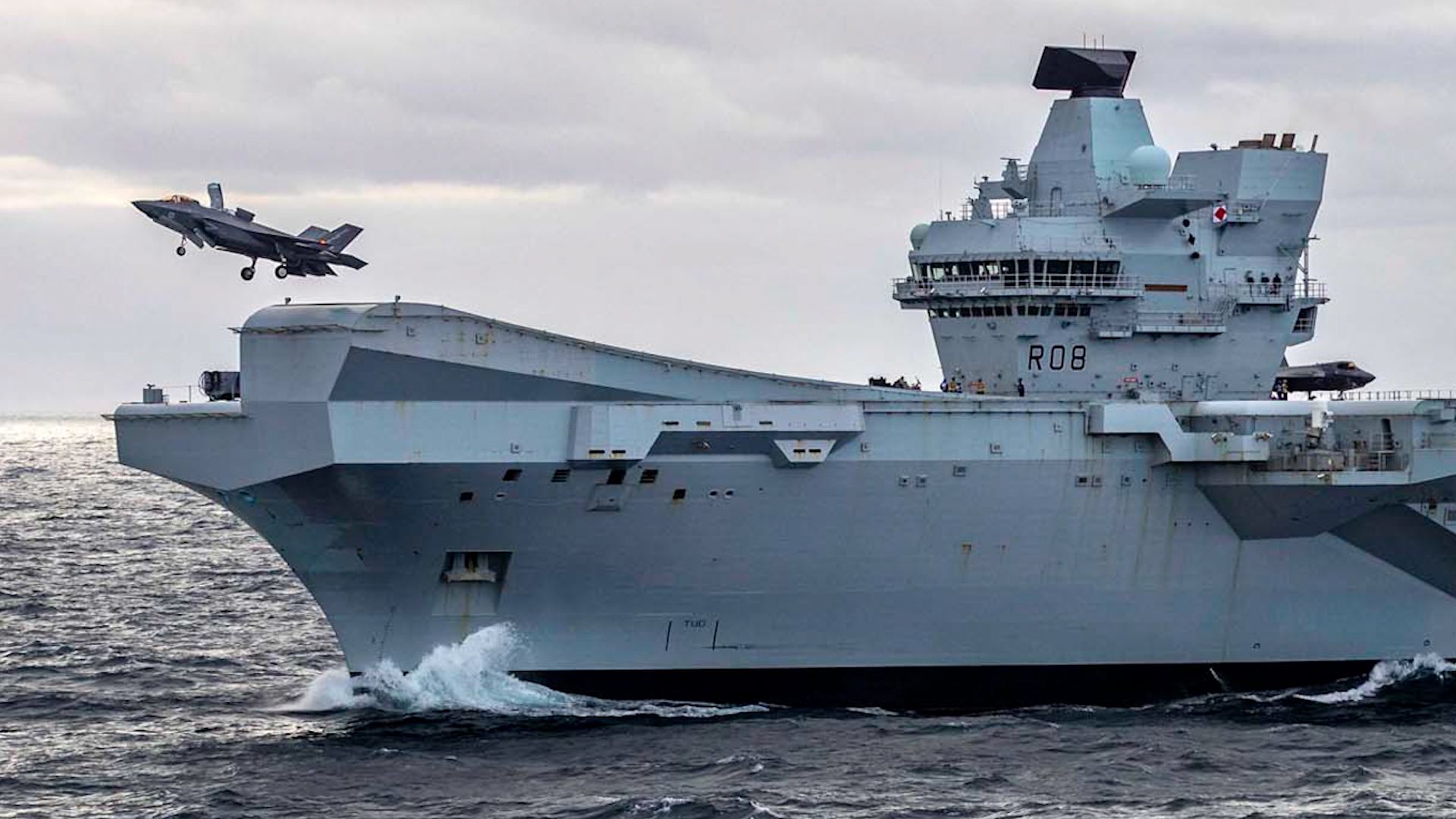 1920x1080 She's back: HMS Queen Elizabeth returns to UK after Nato deployment
