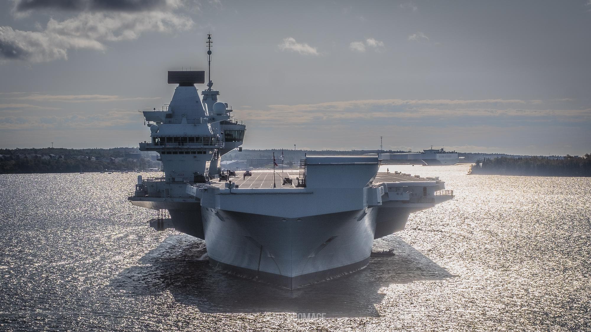2000x1125 HMS Queen Elizabeth in Halifax harbour