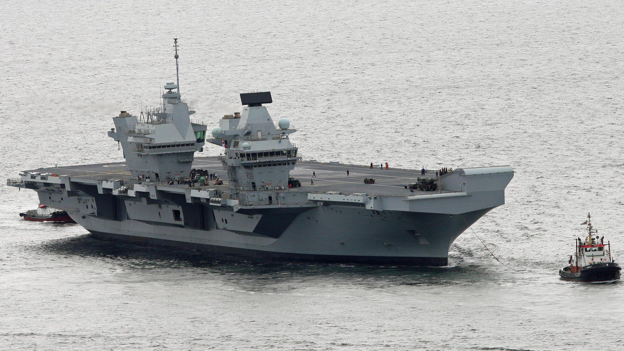 2048x1152 Precautionary checks of new carrier HMS Queen Elizabeth