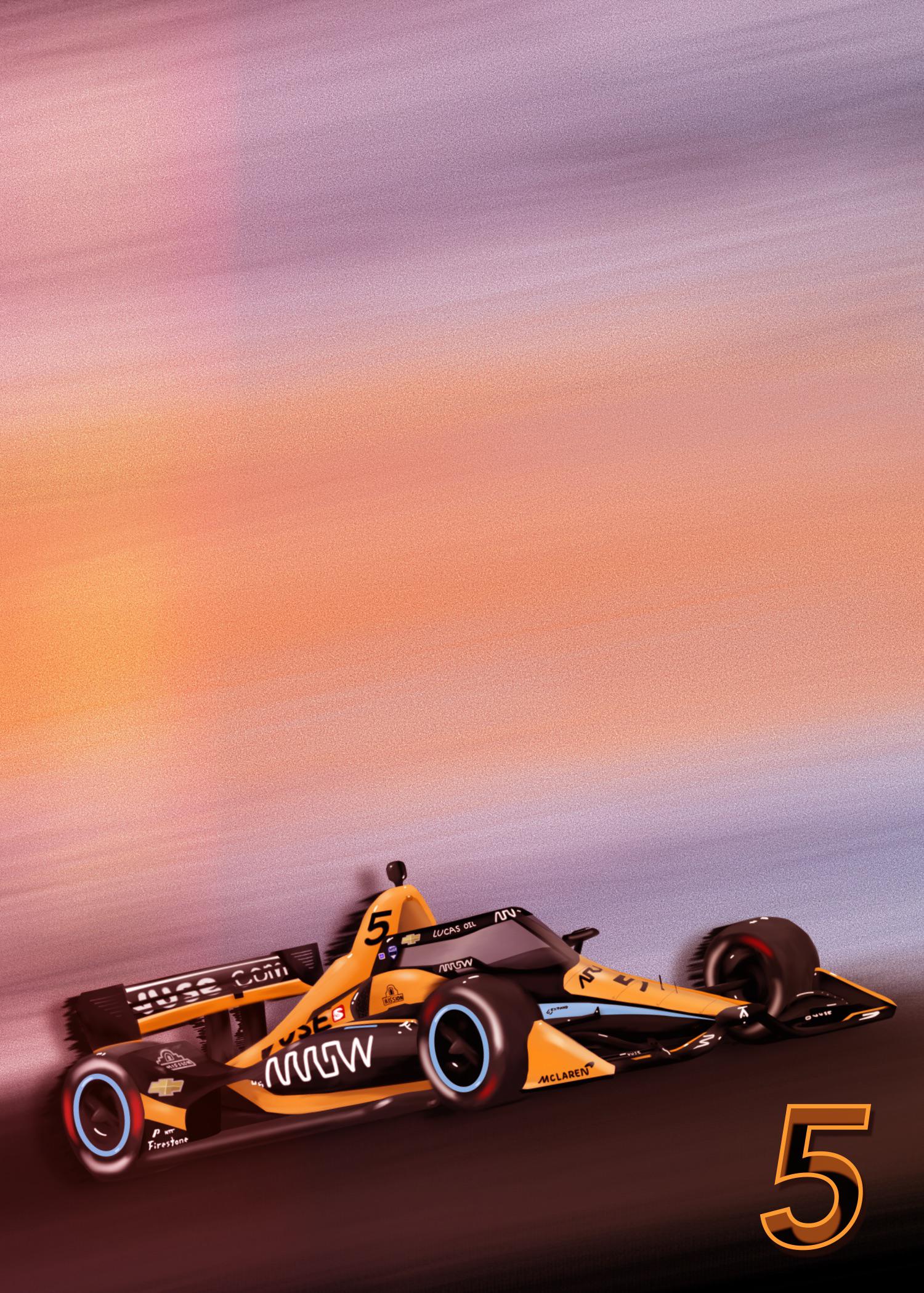 1500x2100 Due to popular demand, here's the updated painting of Pato O Wards car