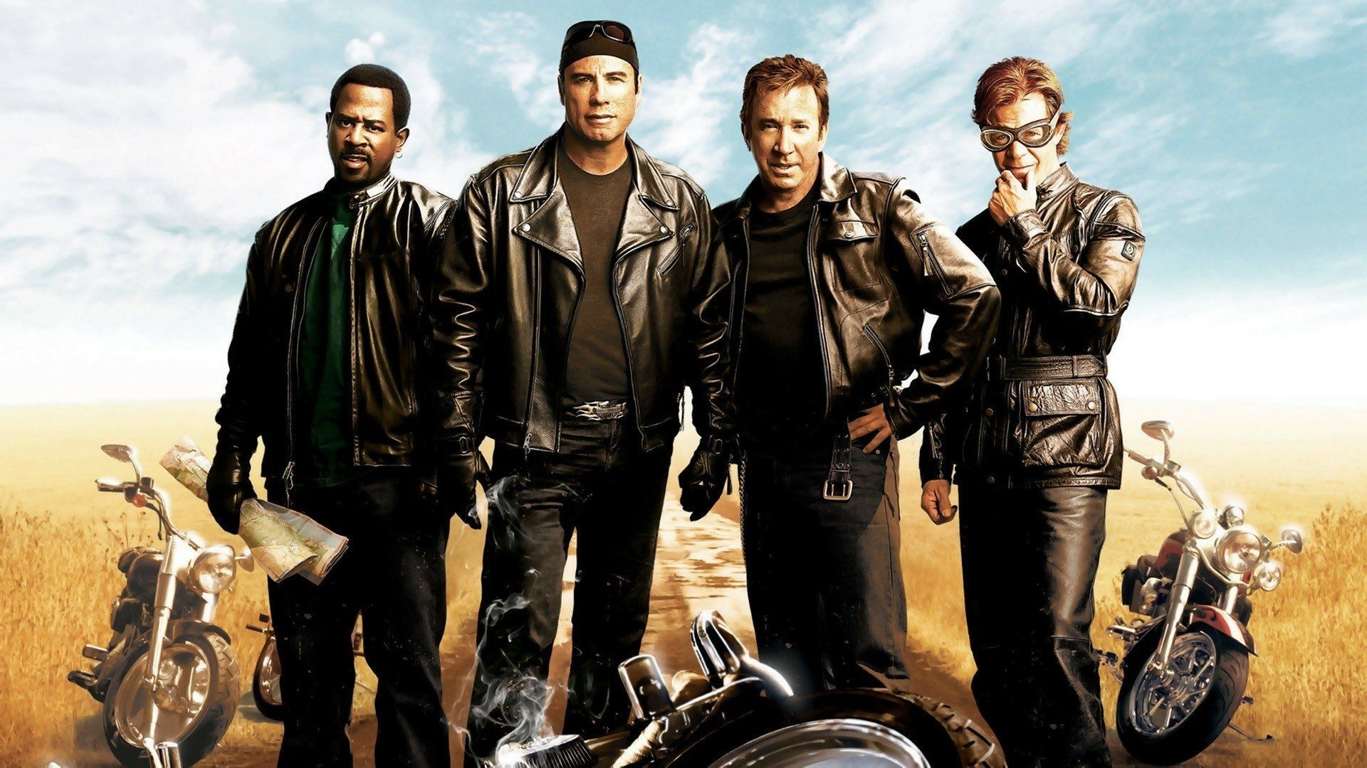 1920x1080 Download William H. Macy Martin Lawrence John Travolta Tim Allen Movie Wild Hogs HD Wallpaperx1080