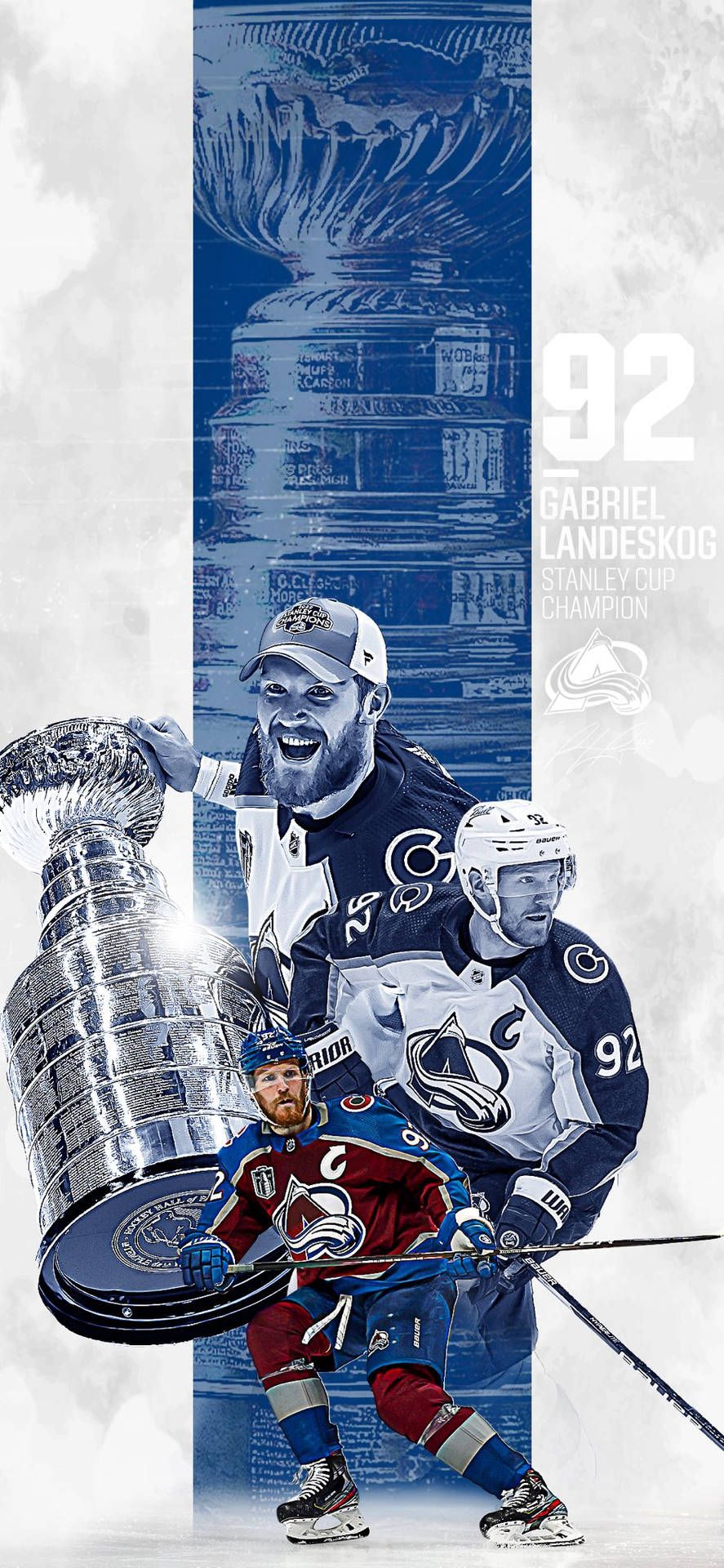 887x1920 Gabriel Landeskog Wallpaper