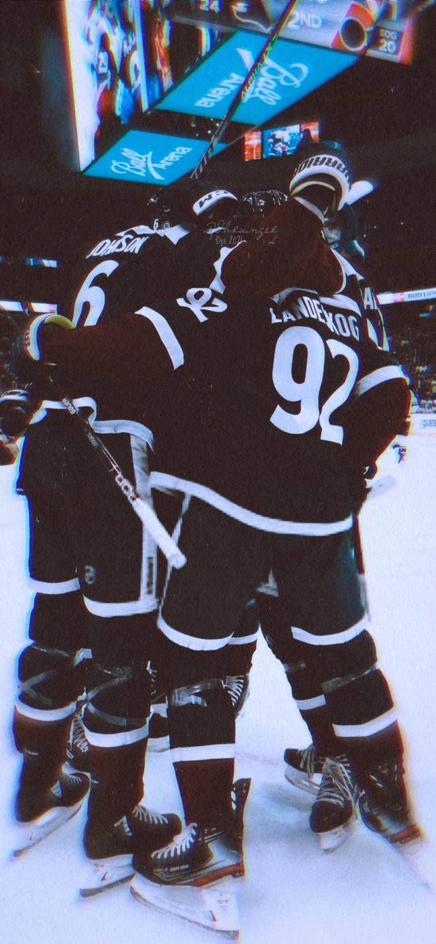 887x1920 Download Ice Hockey Team Captain Gabriel Landeskog Wallpaper
