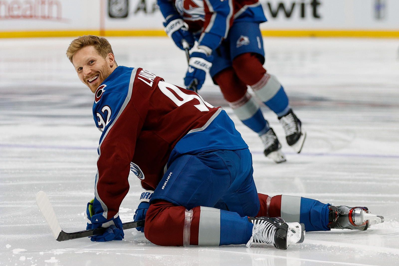 1600x1067 Comeback Complete: Avalanche's Gabriel Landeskog Hits Rantanen In First NHL Shift Since 2022