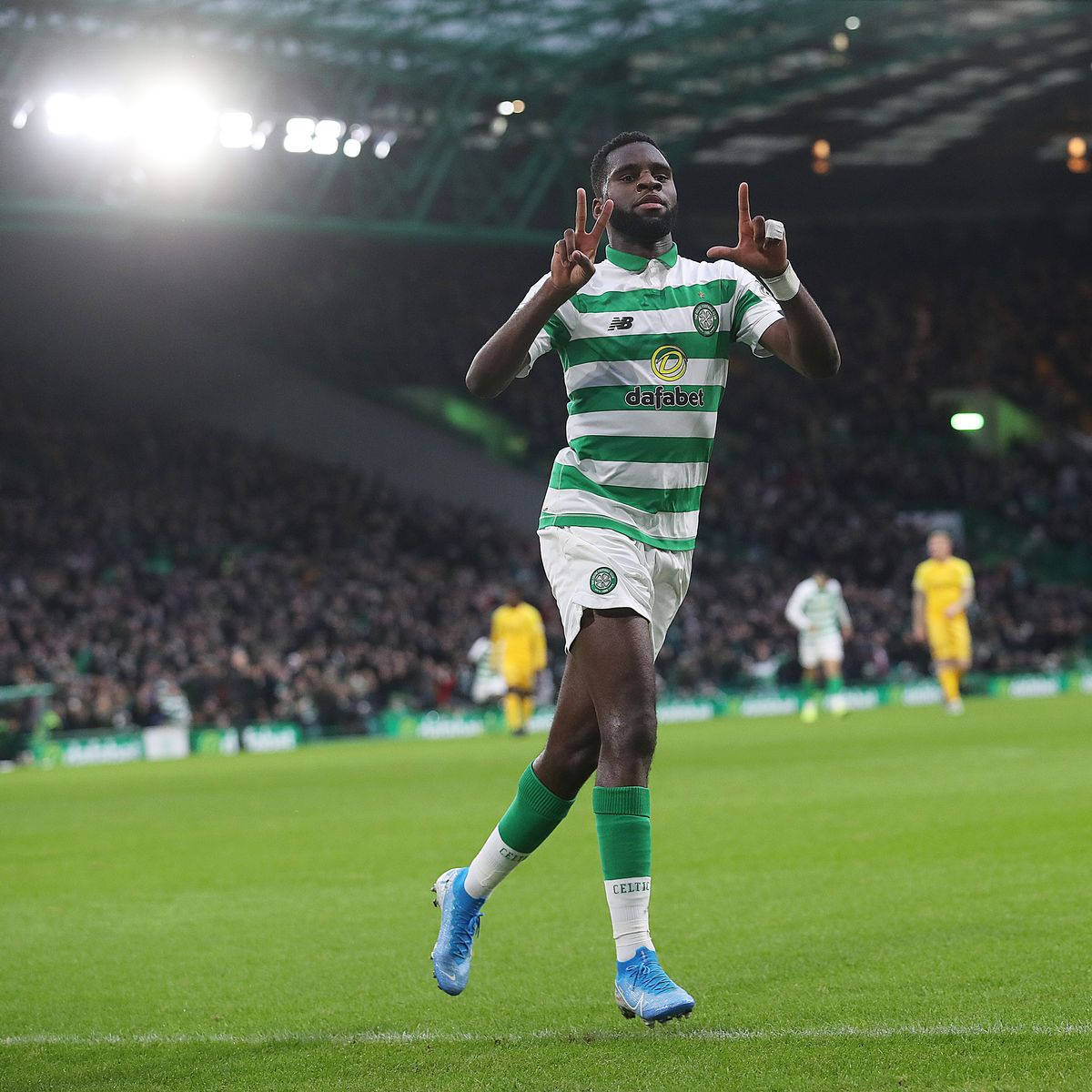 1200x1200 Download Odsonne Edouard Making Hand Signs Wallpaper