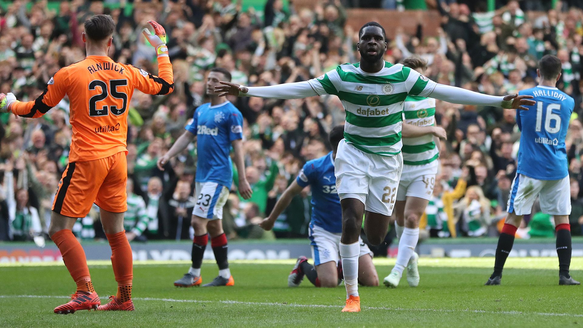 1920x1080 Celtic 5 0 Rangers: Odsonne Edouard Brace Seals SPFL Title For Celtic