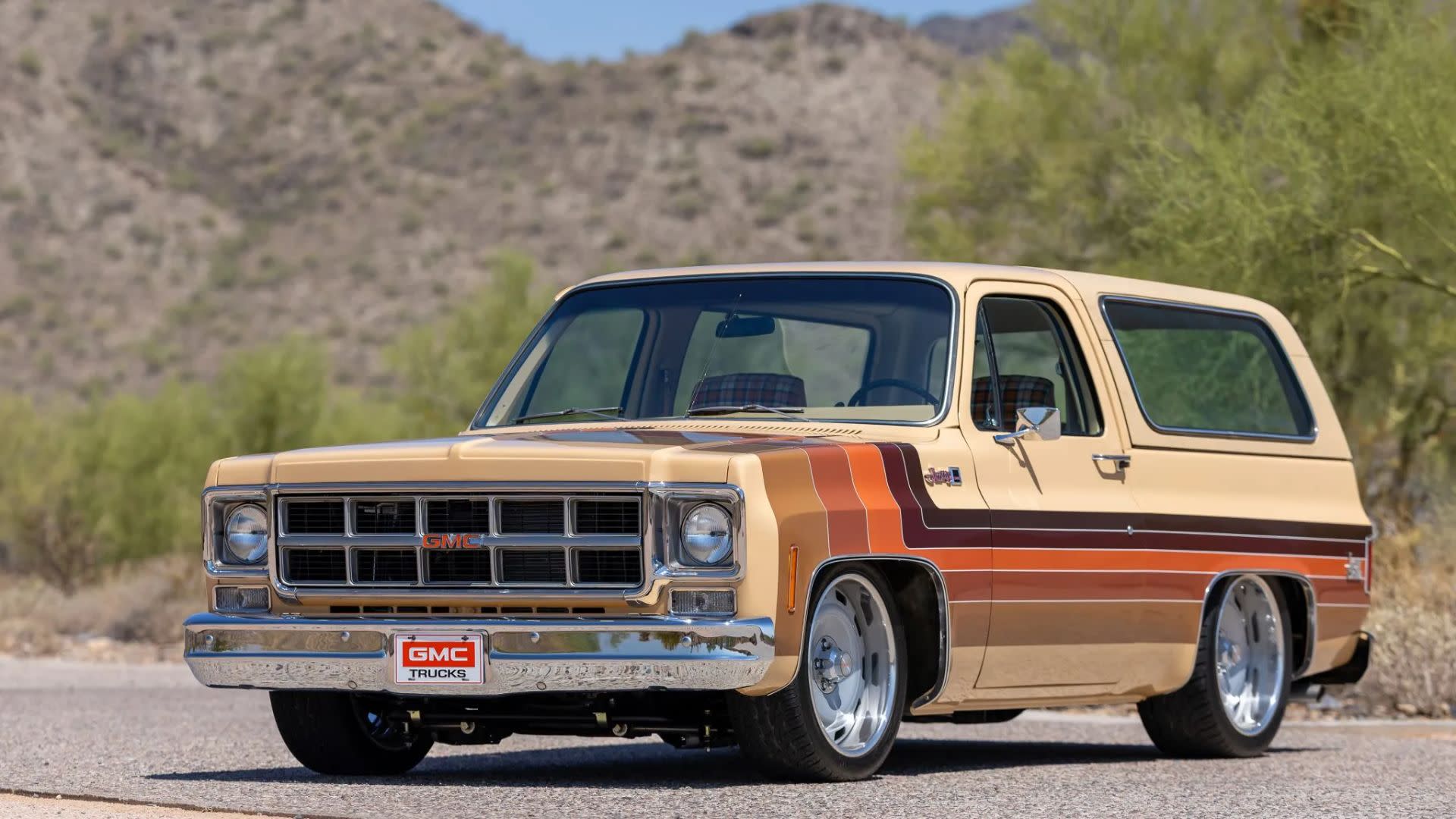 1920x1080 SEMA Exhibited 1979 GMC Jimmy “Desert Fox” Hits Bring A With No Reserve