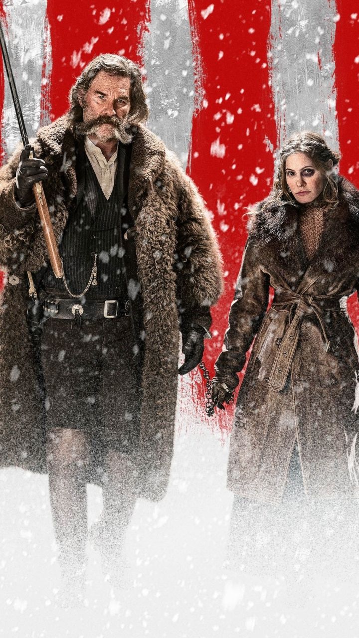 720x1280 Phone wallpaper: Movie, The Hateful Eight, Jennifer Jason Leigh, Kurt Russell 1233284