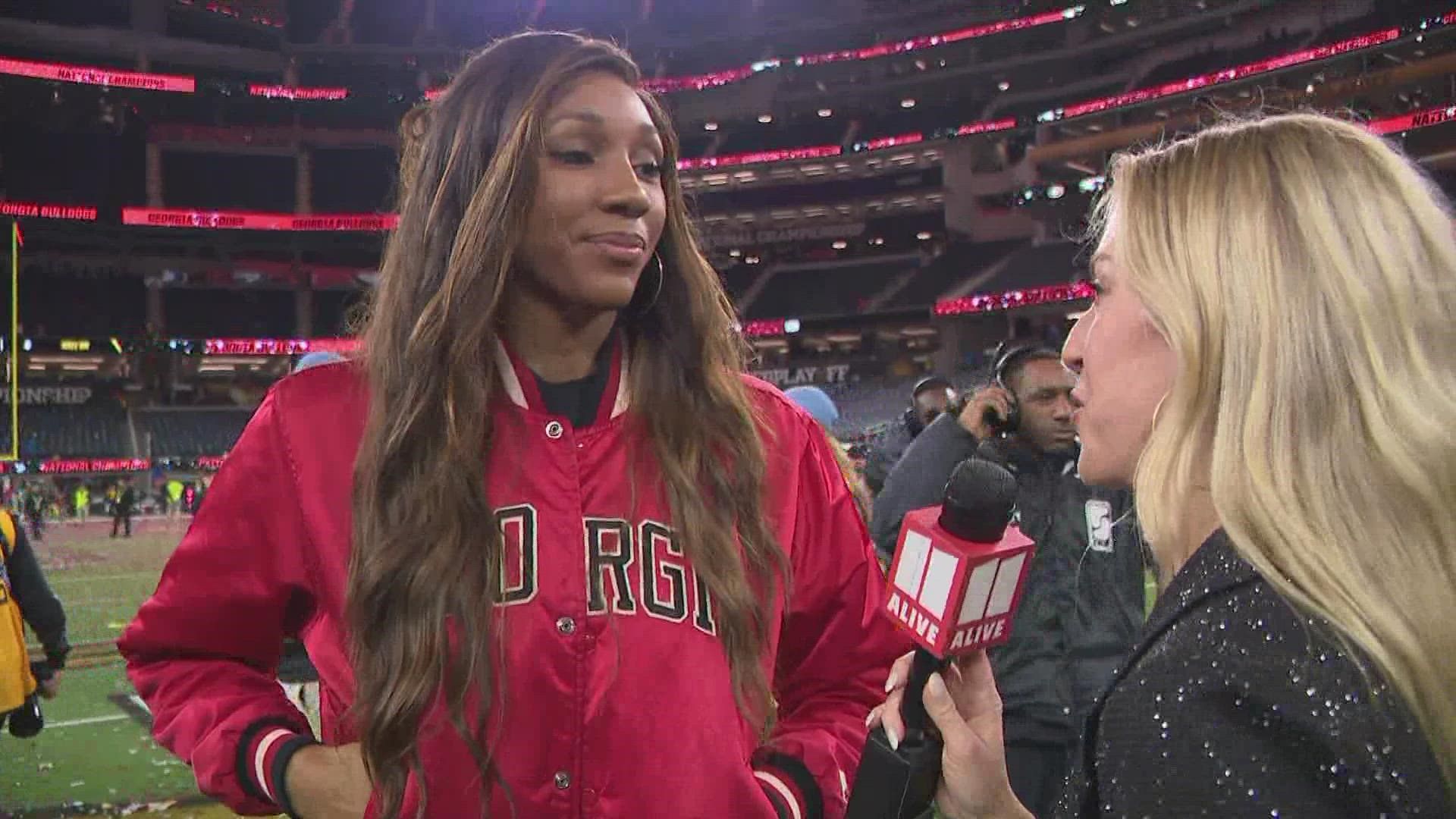 1920x1080 Georgia Bulldogs Alum Maria Taylor Talks About Team Winning Back To Back Championships