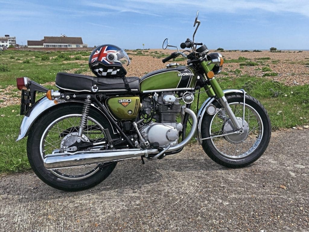 1024x768 ShoW Us Yours: Paul's 1973 Honda CB350. Classic Motorcycle Mechanics Magazine