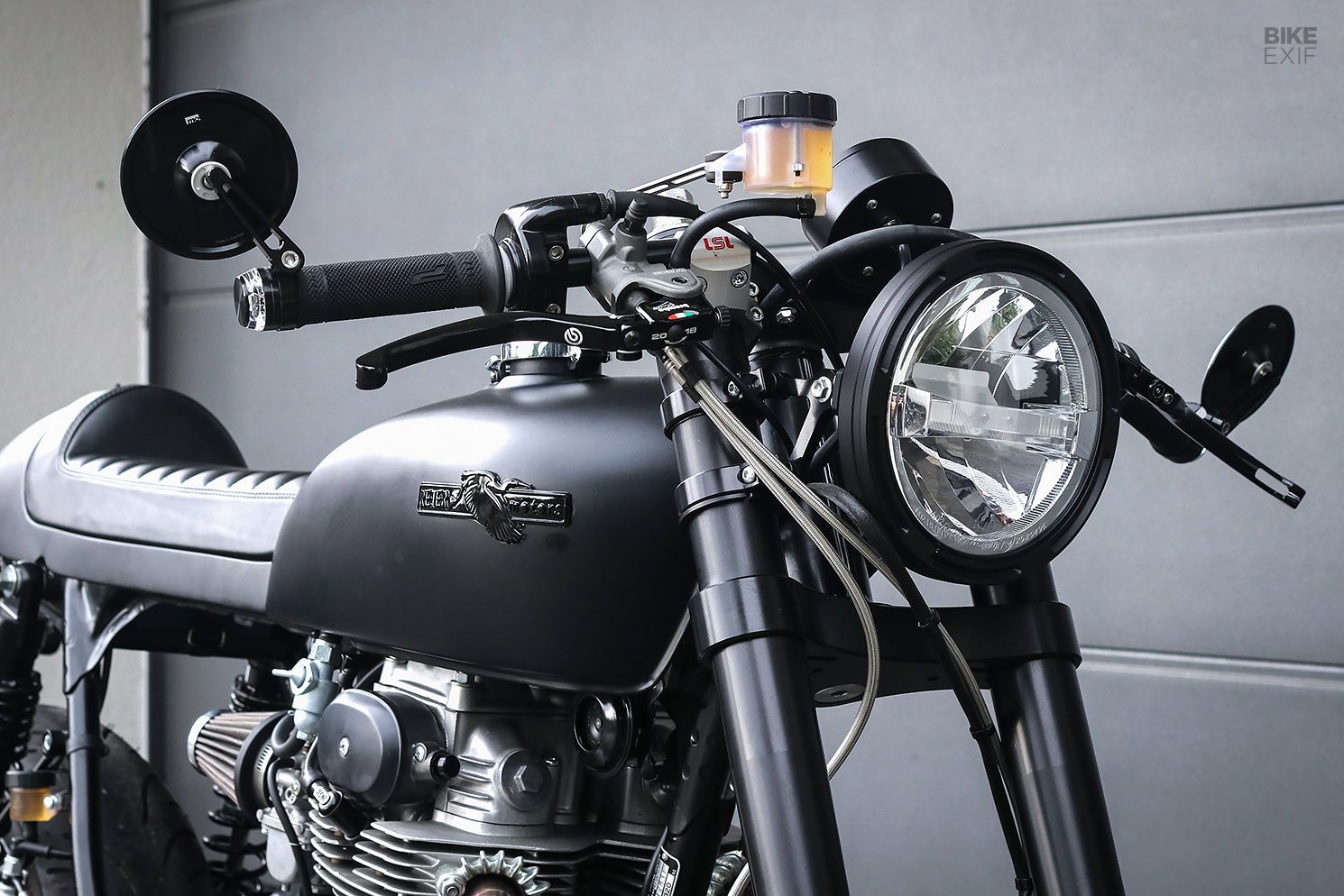 1490x994 Little Black Number: A Honda CB350 Café Racer from Austria