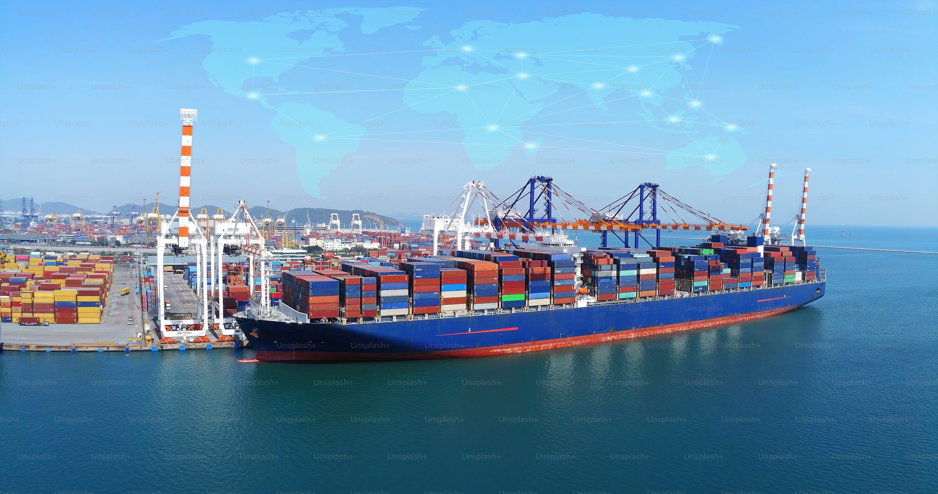 3000x1581 Sea Transportation Picture. Download Free Image