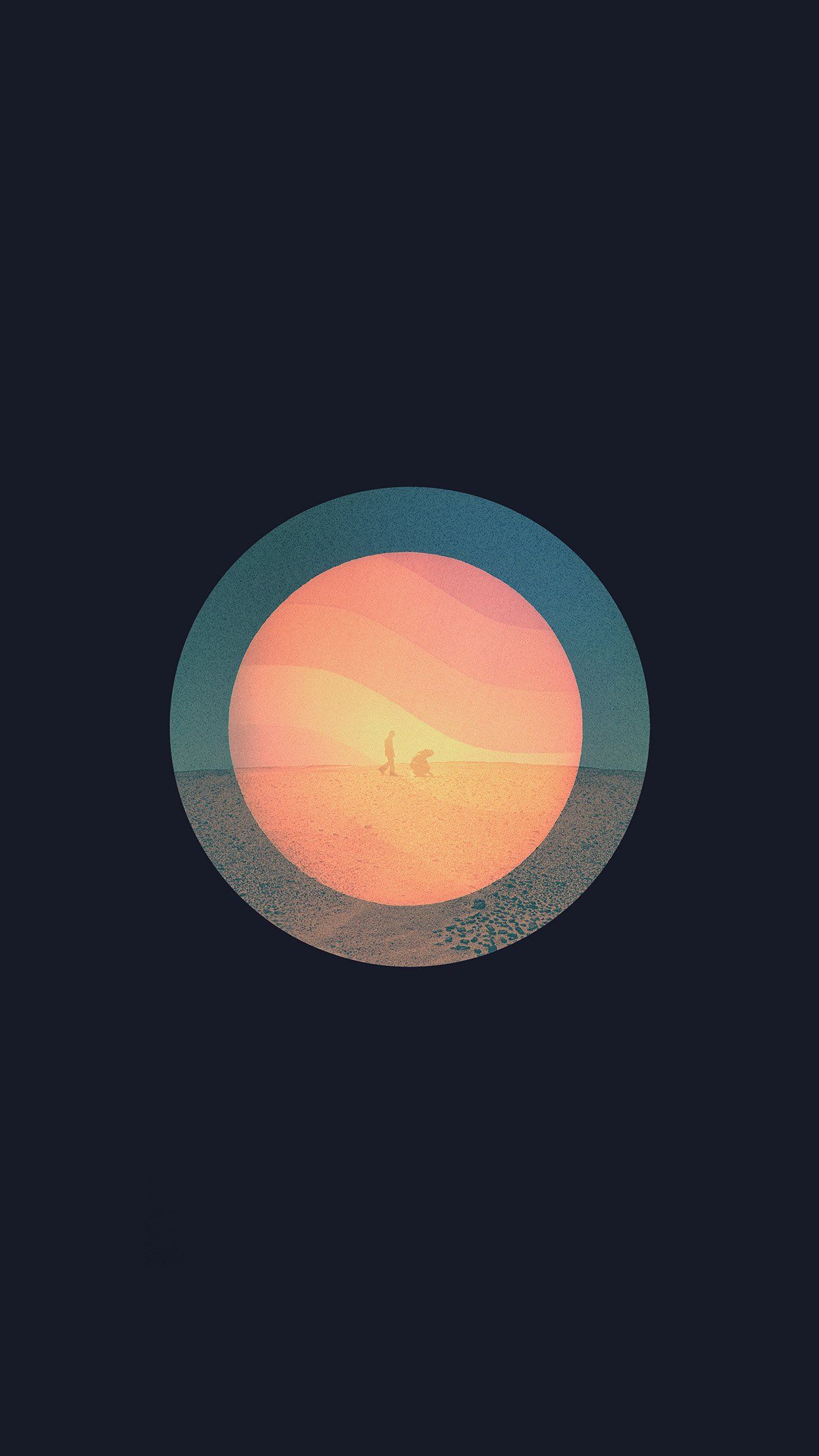 1242x2208 iPhone X wallpaper. tycho poster art music illust simple dark