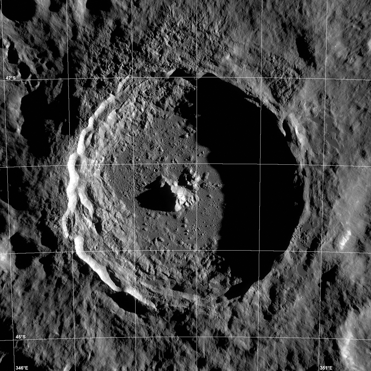 1300x1300 Tycho Central Peak Spectacular!. Lunar Reconnaissance Orbiter Camera