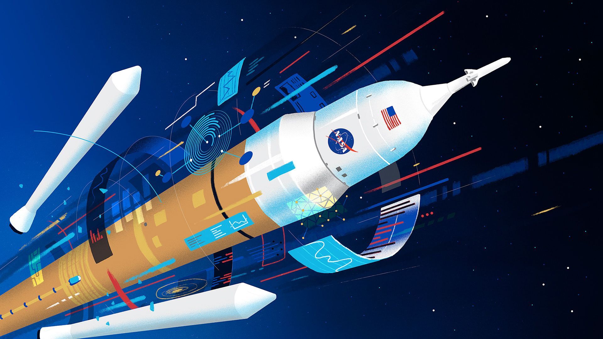 1920x1080 Artemis Rocket Wallpaper